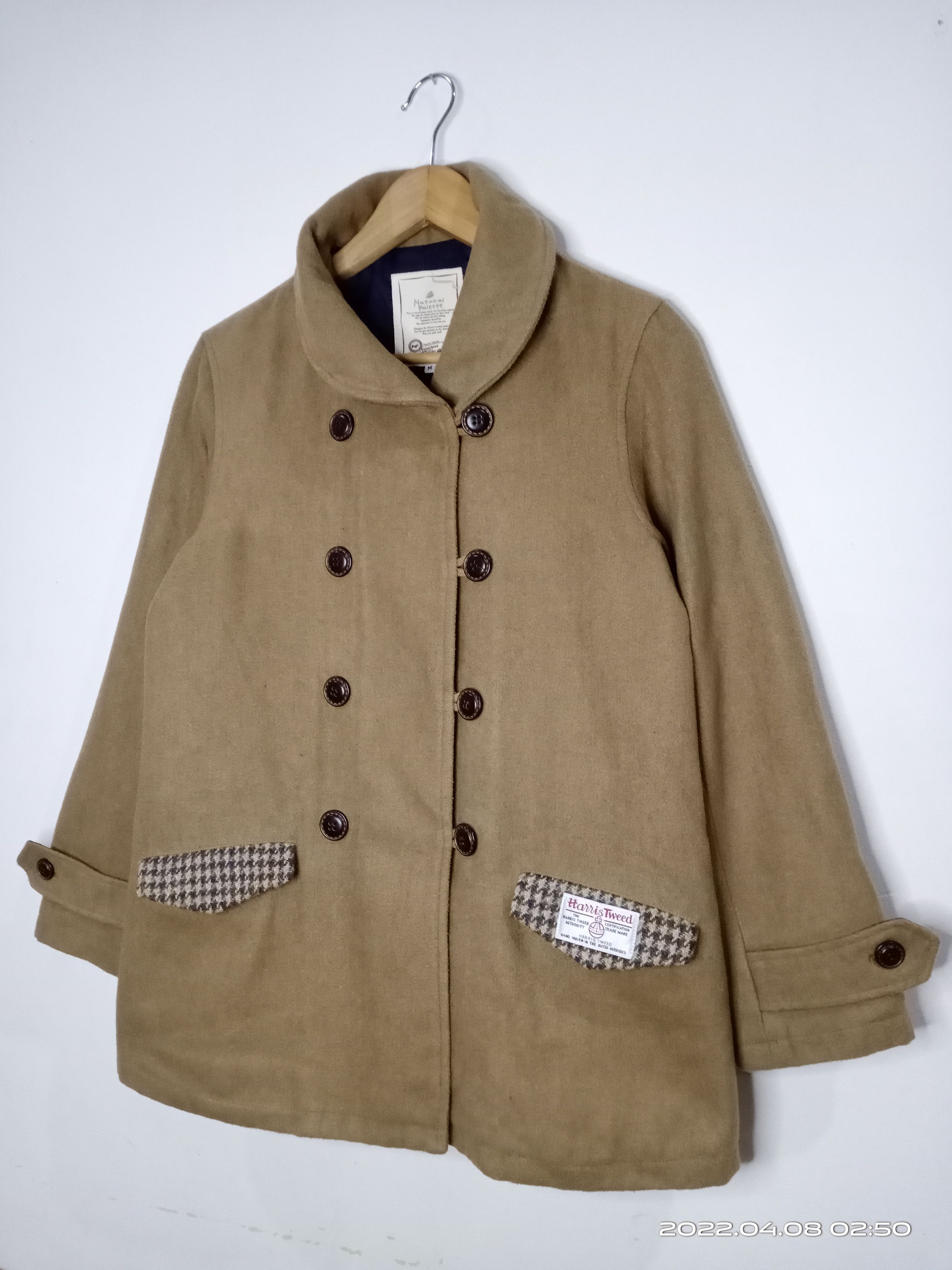 Designer × Harris Tweed Harris Tweed By Natural Pallete Wool Button Jacket Size US M / EU 48-50 / 2 - 2 Thumbnail