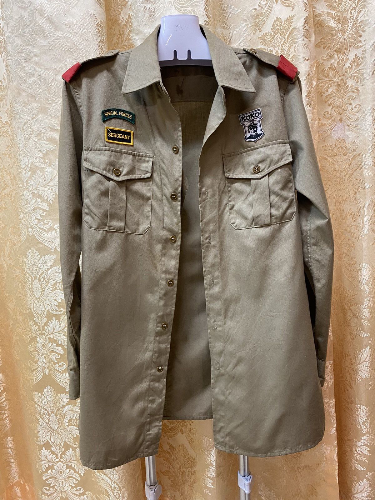 Japanese Brand × Vintage VINTAGE SPECIAL FORCES KOKO SHIRT BUTTON UPS TRAVIS STYLE Size US S / EU 44-46 / 1 - 3 Thumbnail