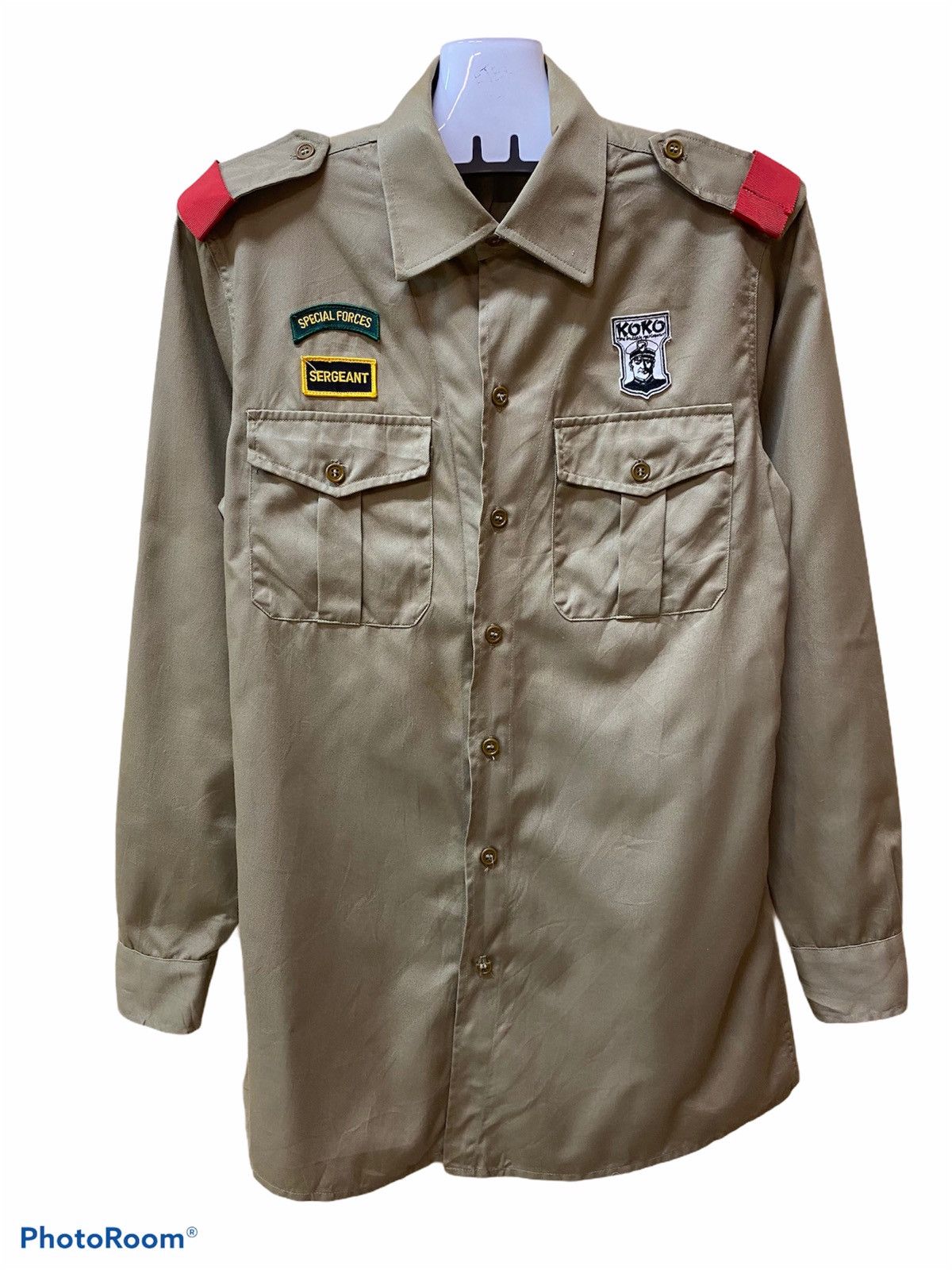 Japanese Brand × Vintage VINTAGE SPECIAL FORCES KOKO SHIRT BUTTON UPS TRAVIS STYLE Size US S / EU 44-46 / 1 - 1 Thumbnail