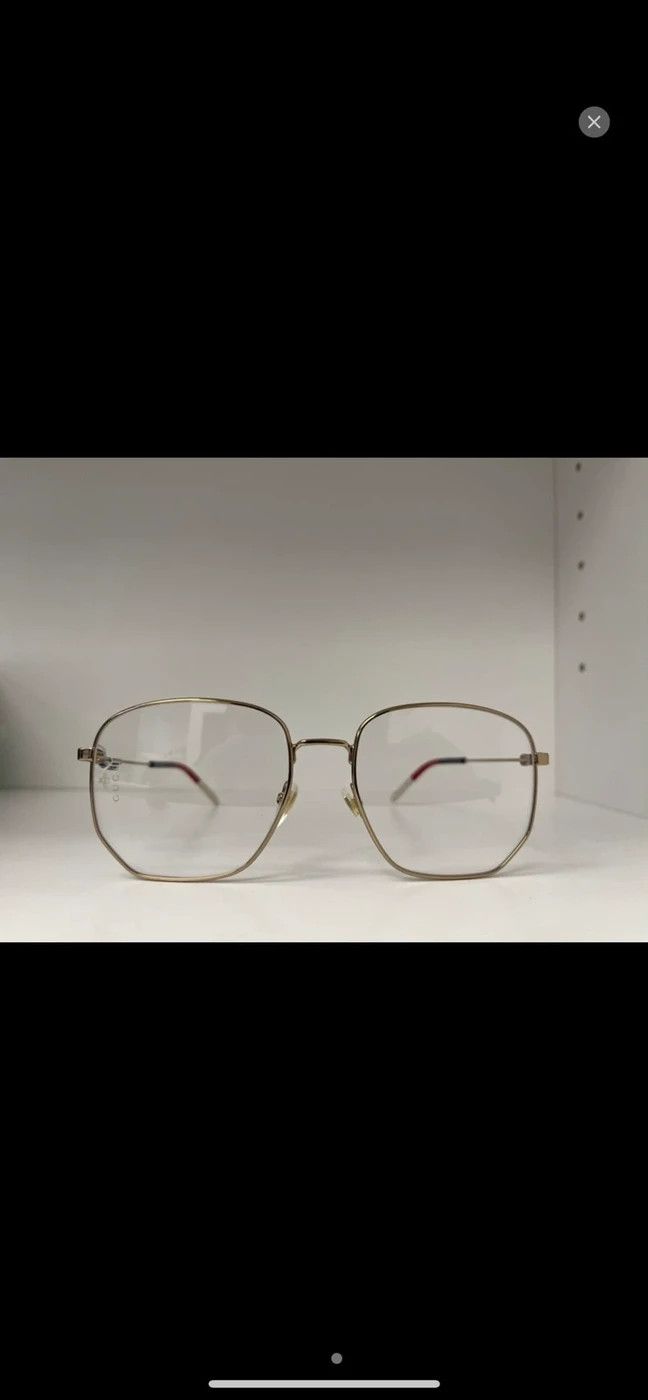 NEW Gucci GG0396 Oversized Hexagon Glasses Eye