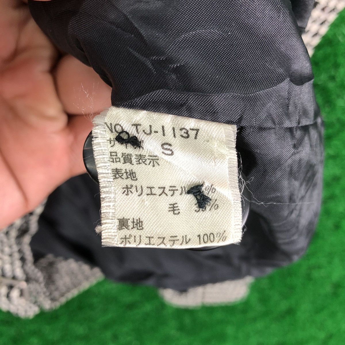 Japanese Brand Vintage 80's Houndstooth Cropped Coat Double Breasted Size US M / EU 48-50 / 2 - 13 Thumbnail