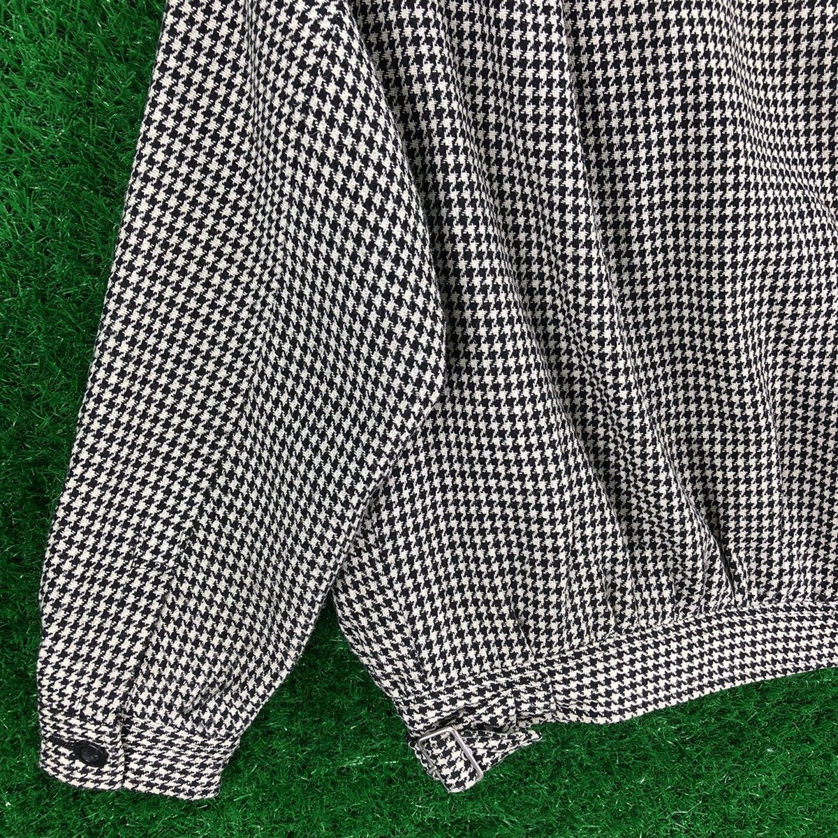 Japanese Brand Vintage 80's Houndstooth Cropped Coat Double Breasted Size US M / EU 48-50 / 2 - 6 Thumbnail