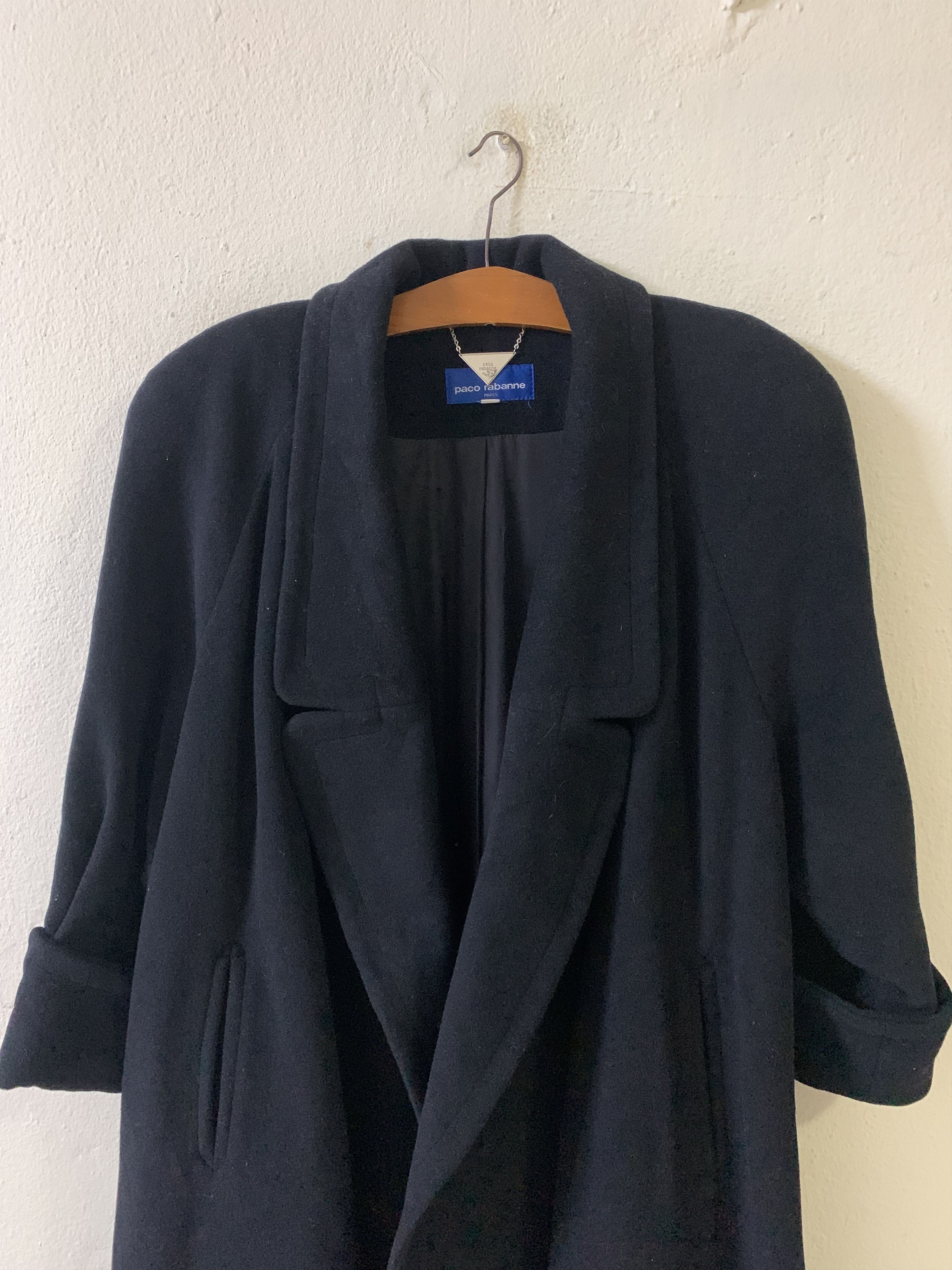 Paco Rabanne Luxury Paco Rabanne Wool Women Coat Size M / US 6-8 / IT 42-44 - 4 Thumbnail