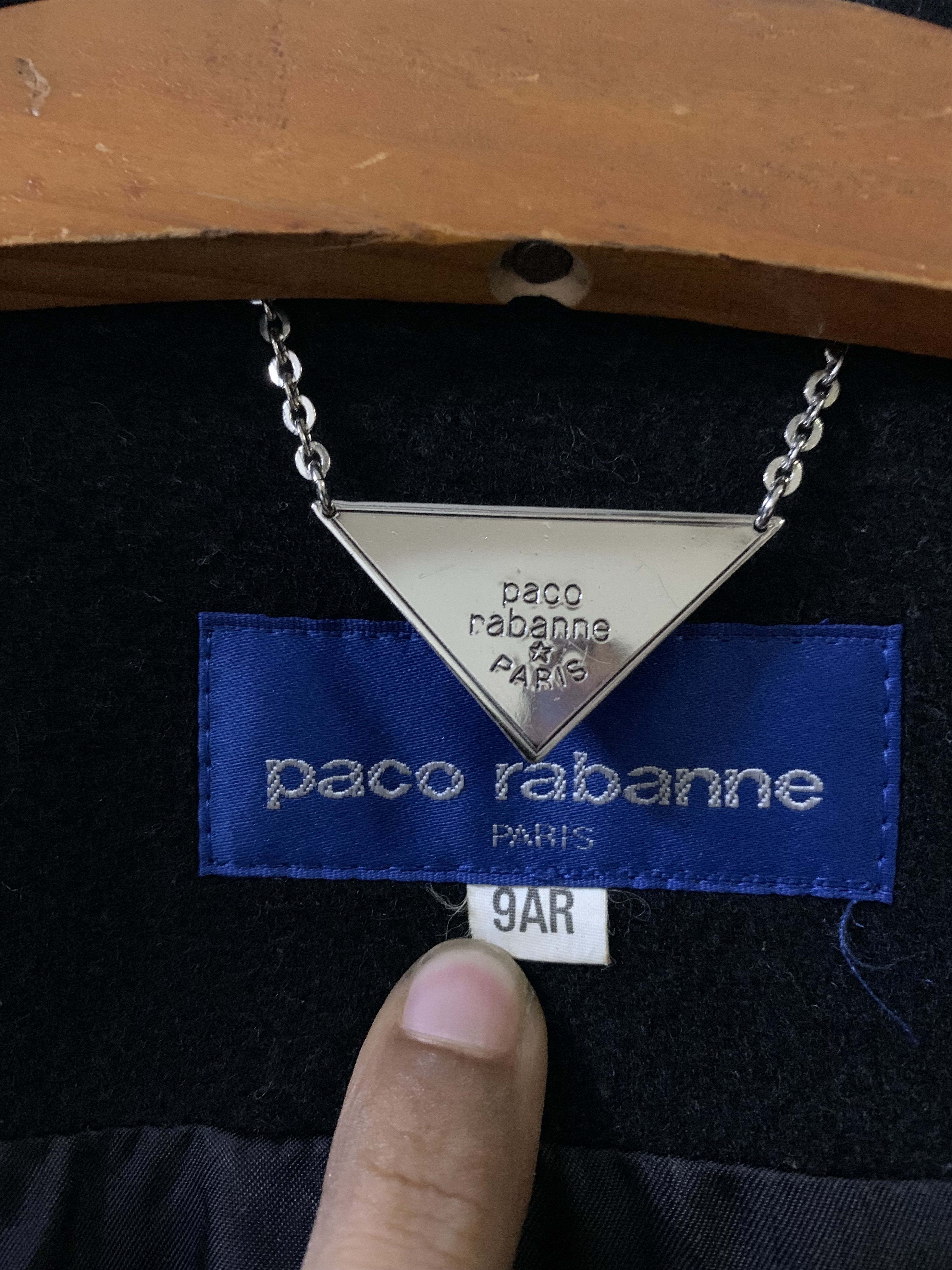 Paco Rabanne Luxury Paco Rabanne Wool Women Coat Size M / US 6-8 / IT 42-44 - 10 Thumbnail