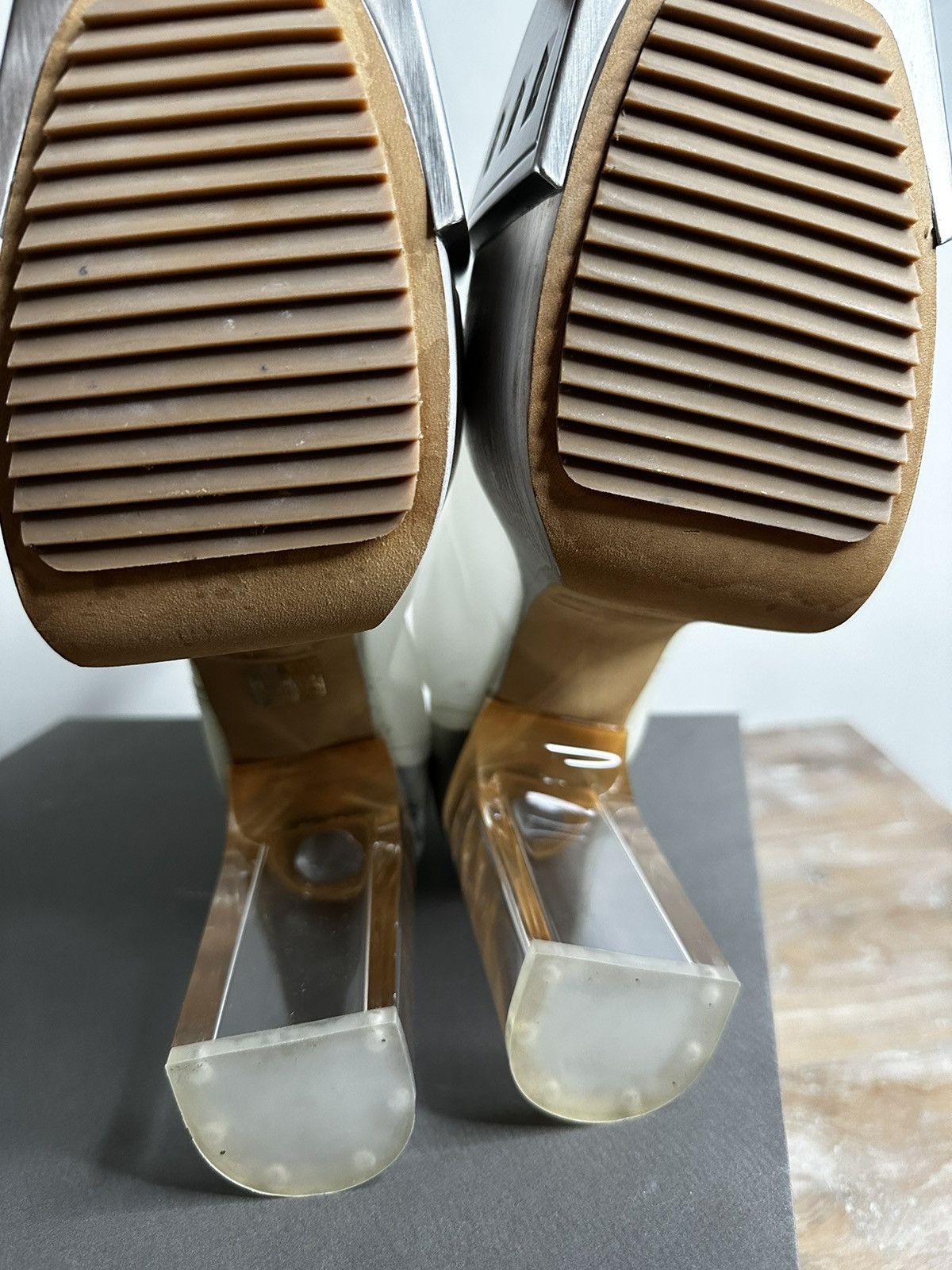 Rick Owens SUPER RARE rick owens Translucent kissboots pvc Size US 8 / EU 41 - 5 Thumbnail
