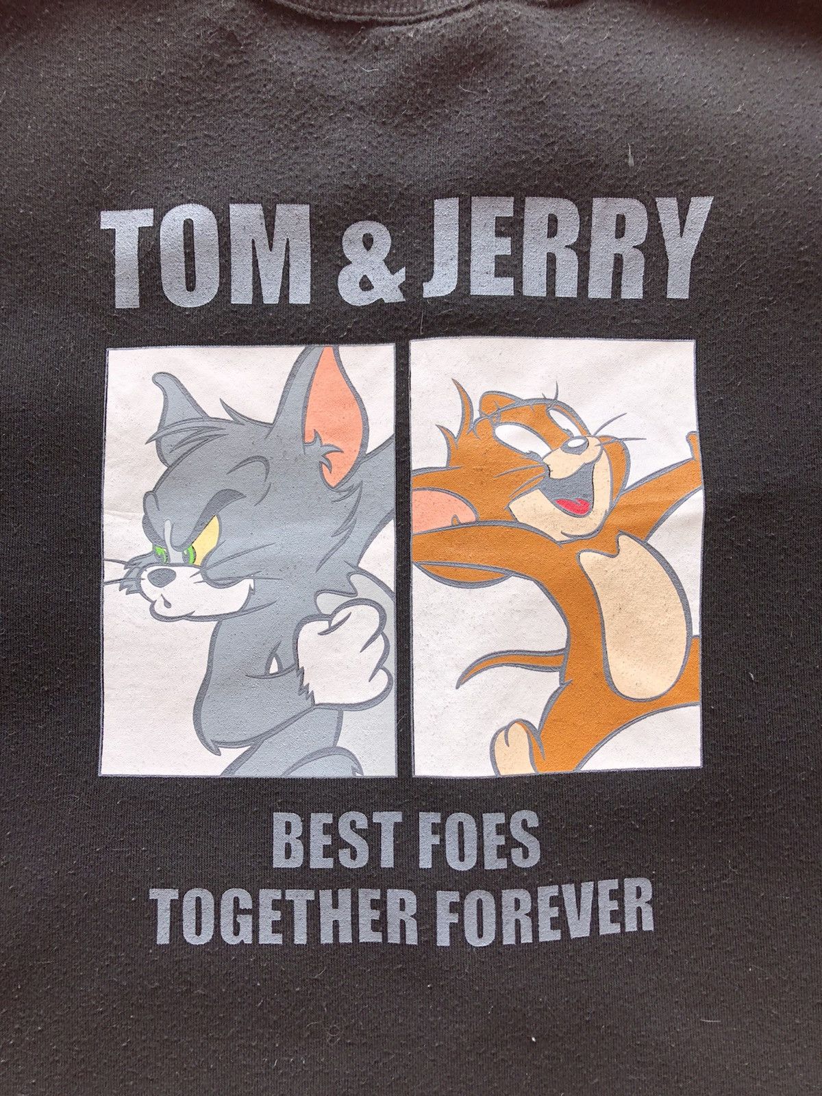 Anime Vintage Y2K Cartoon Tom And Jerry Sweatshirt Size US XL / EU 56 / 4 - 2 Thumbnail