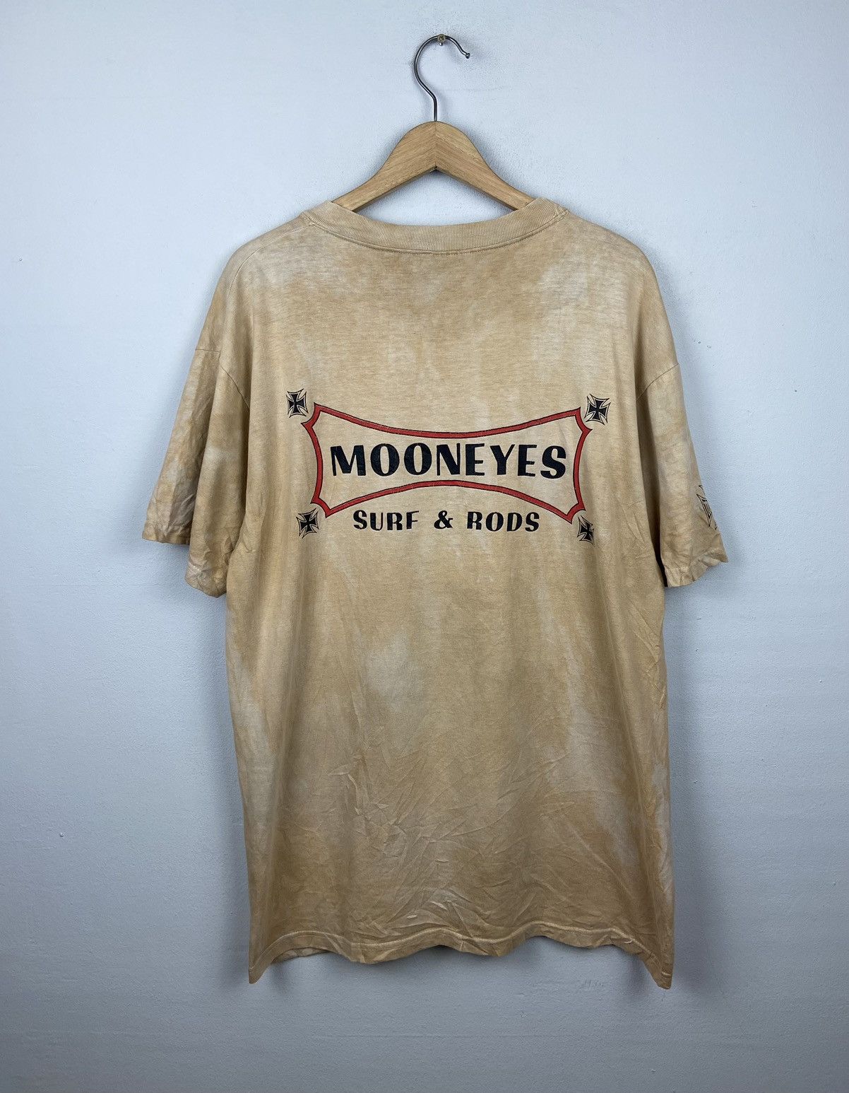 Vintage Vintage Mooneyes Surf Rods Tie Dye Tee Size US L / EU 52-54 / 3 - 6 Thumbnail
