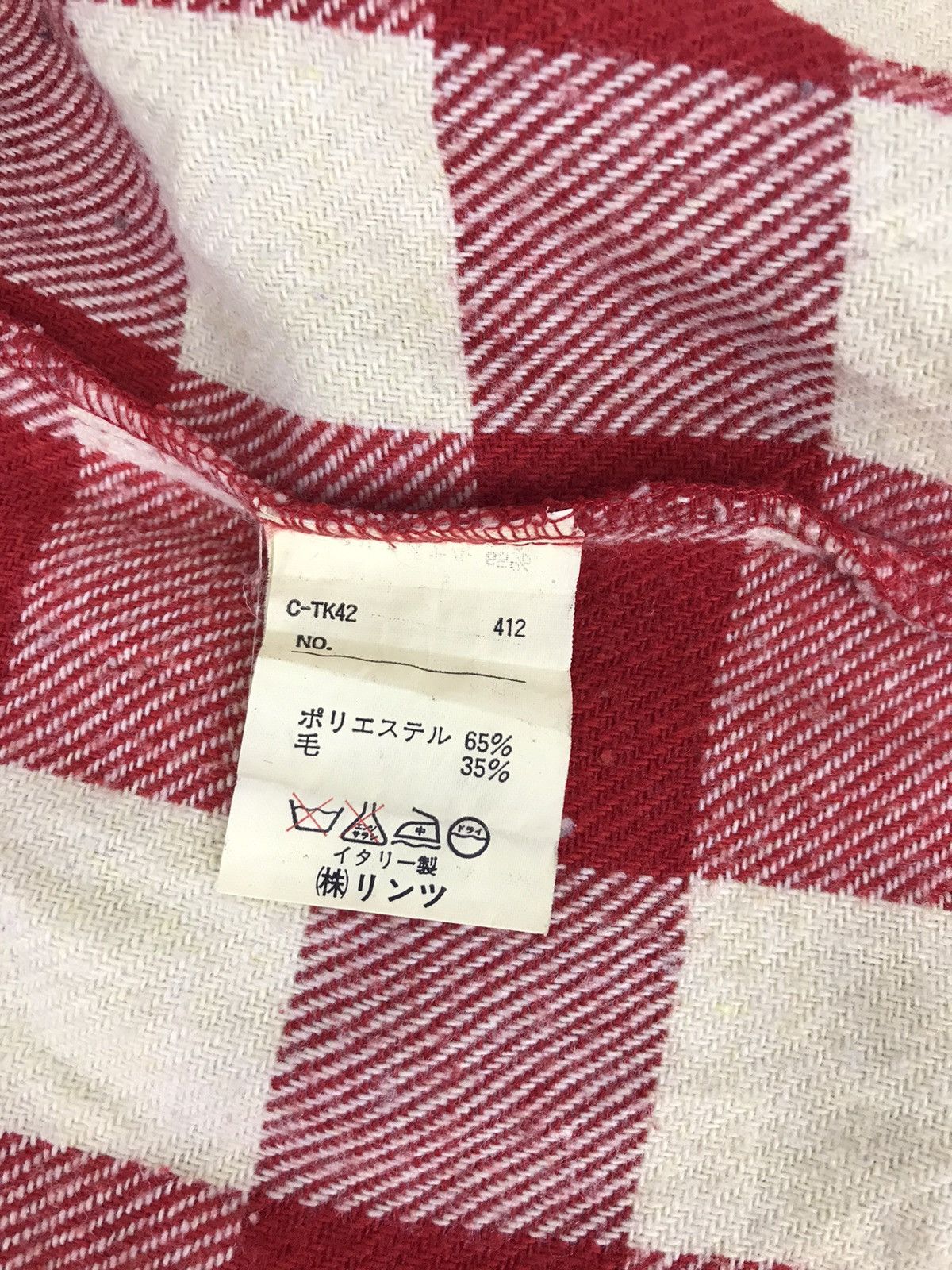 Designer × Flannel × United Colors Of Benetton Vtg United Colors Of Benetton Flannel Plaid Checked Design Size US S / EU 44-46 / 1 - 8 Thumbnail