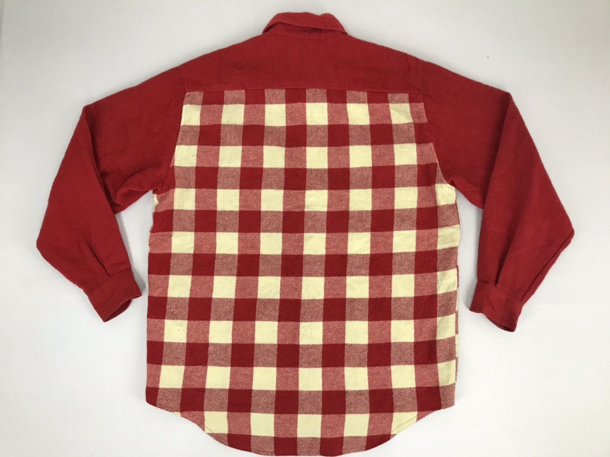 Designer × Flannel × United Colors Of Benetton Vtg United Colors Of Benetton Flannel Plaid Checked Design Size US S / EU 44-46 / 1 - 2 Thumbnail