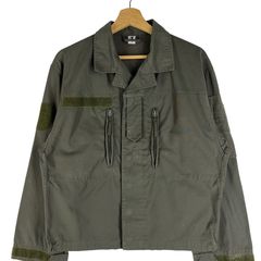 Vintage Army Green Chore Jacket - 100% Cotton - Swedish Military