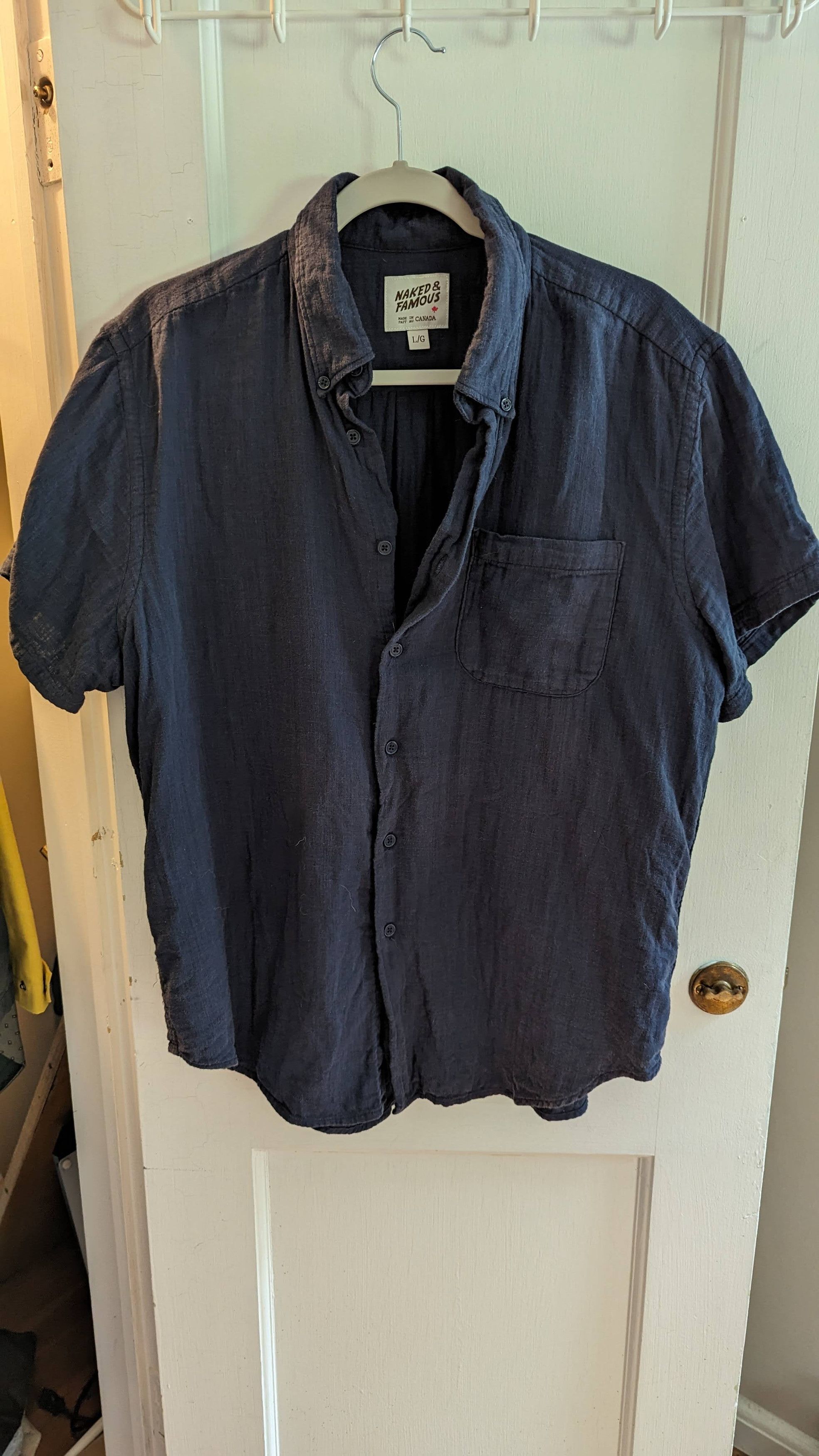 Naked & Famous Short Sleeve Easy Shirt Size US L / EU 52-54 / 3 - 4 Thumbnail