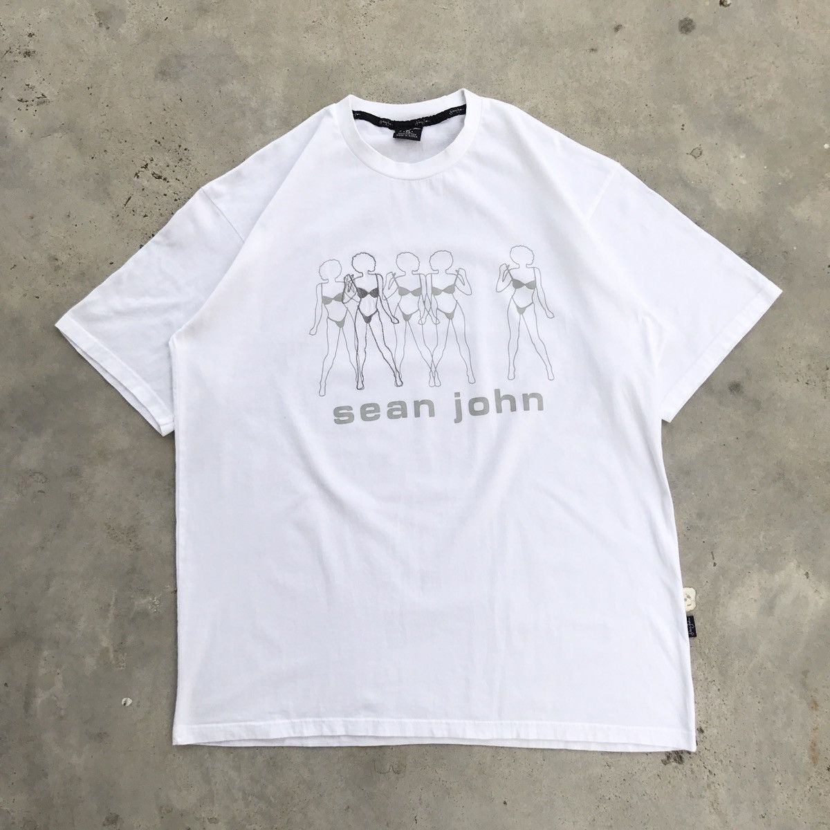 Rap Tees × Sean John 2000's Sean John " Alicia Keys " Spell Out T-Shirt Size US XL / EU 56 / 4 - 1 Thumbnail