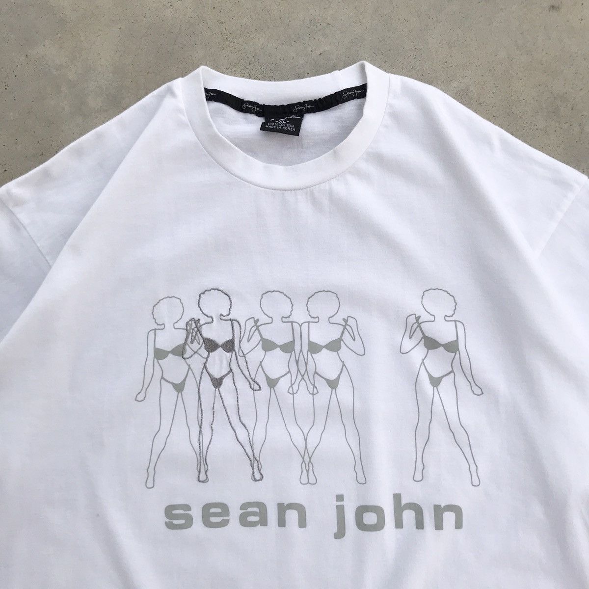 Rap Tees × Sean John 2000's Sean John " Alicia Keys " Spell Out T-Shirt Size US XL / EU 56 / 4 - 5 Thumbnail