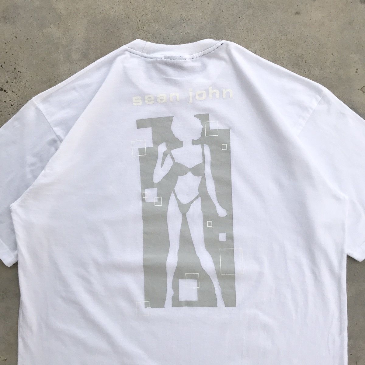 Rap Tees × Sean John 2000's Sean John " Alicia Keys " Spell Out T-Shirt Size US XL / EU 56 / 4 - 4 Thumbnail