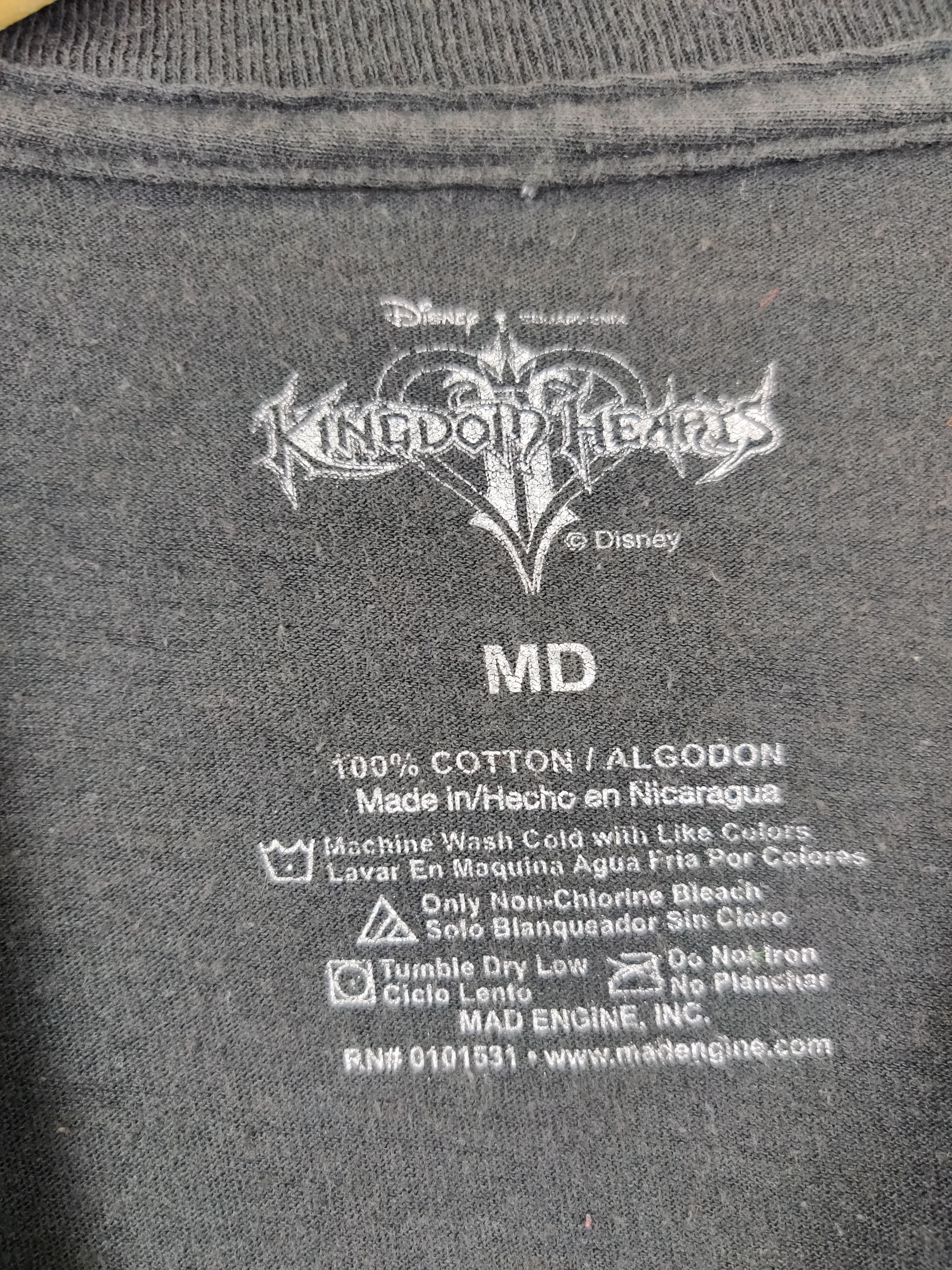 Disney Vintage Kingdom Hearts Disney Game Tee Tshirt Size US M / EU 48-50 / 2 - 7 Thumbnail