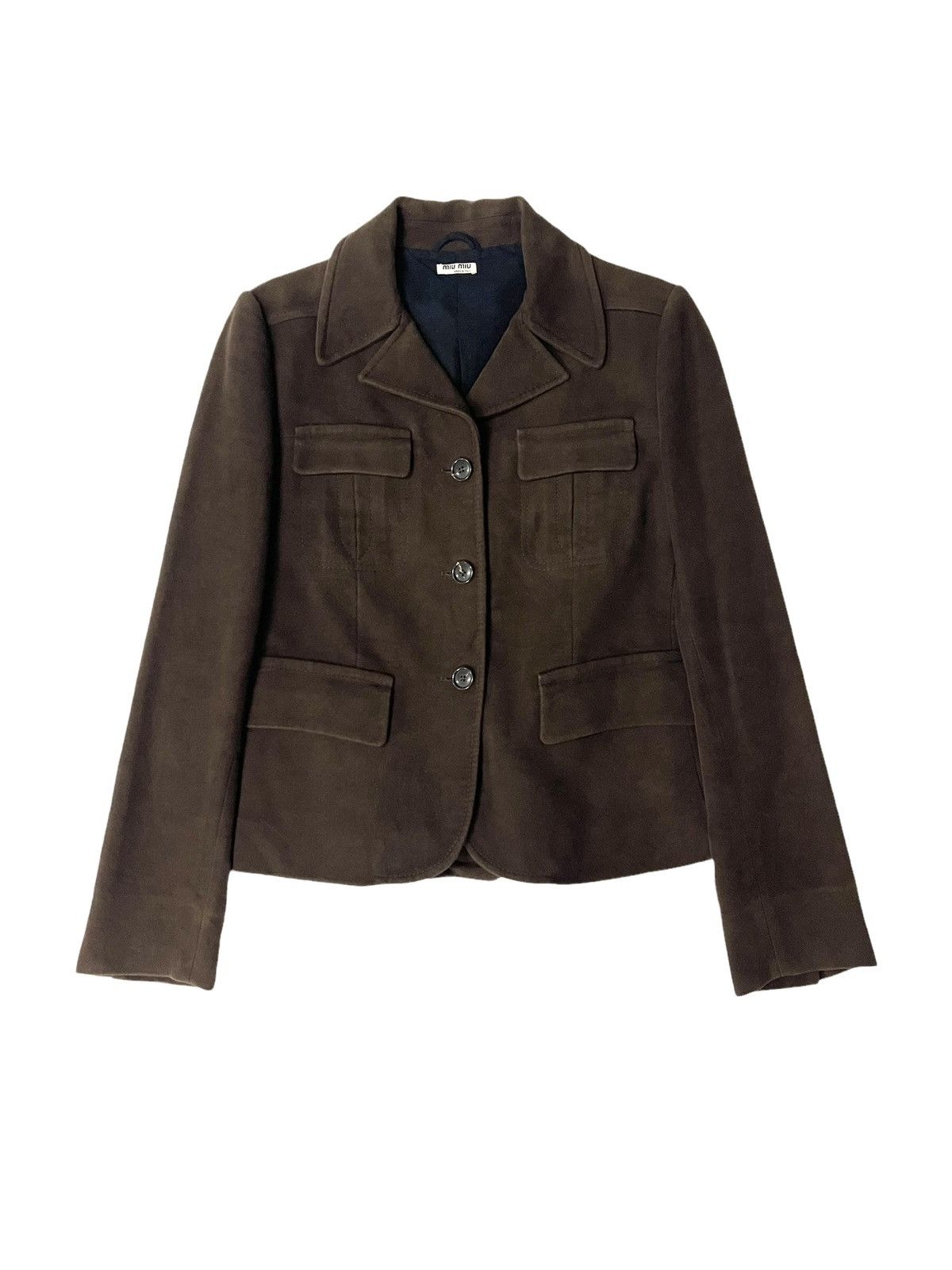 Miu Miu Miu Miu Women Cropped Jacket Size M / US 6-8 / IT 42-44 - 2 Thumbnail
