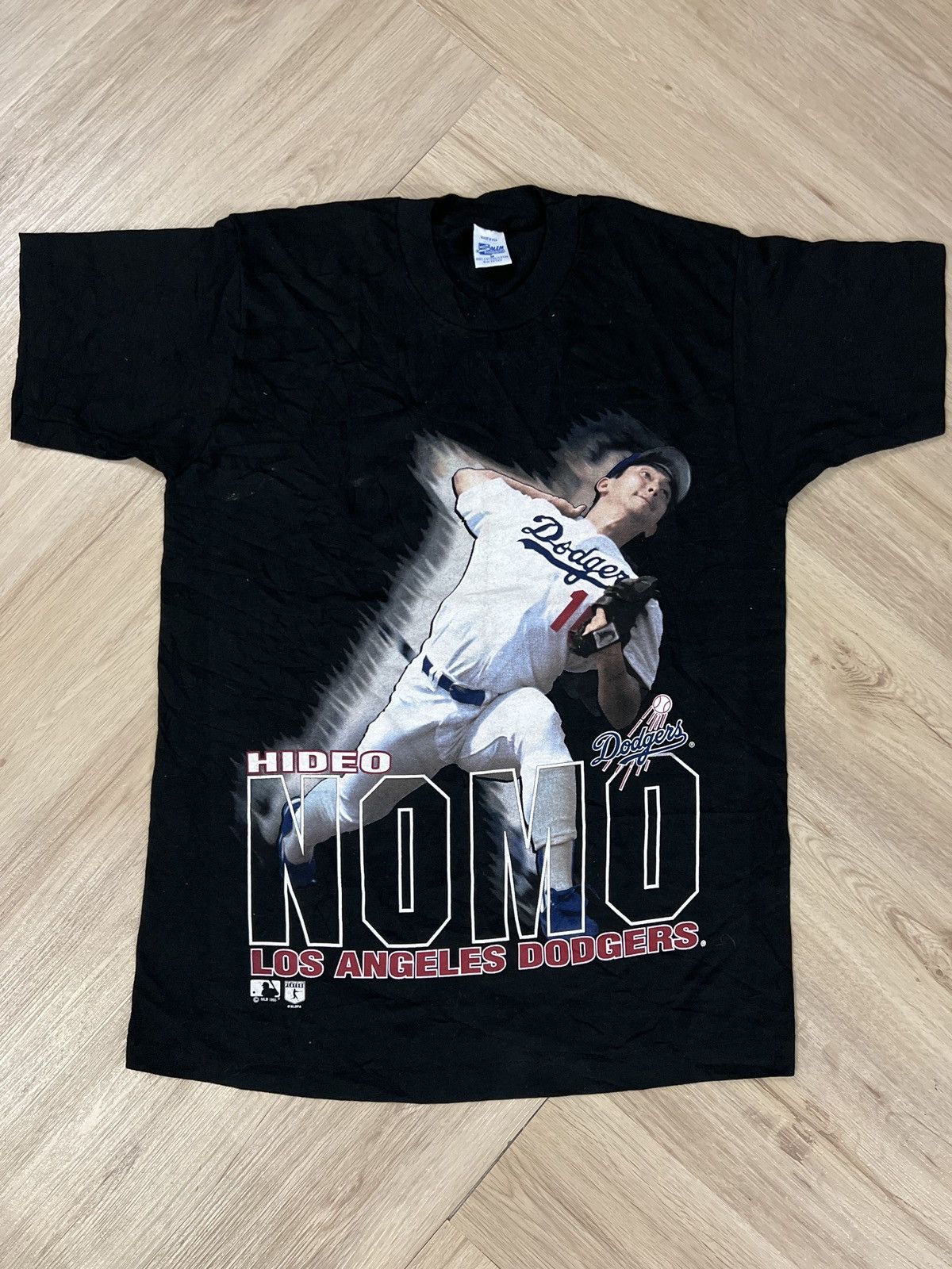 Vintage MLB LA Dodgers Hideo Nomo shirt 90s Size L selling