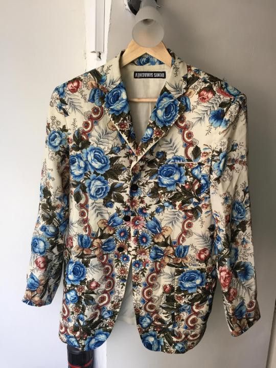 Denis Simachev Flower printed blazer.Like Dior or Saint Laurent Size US S / EU 44-46 / 1 - 1 Thumbnail