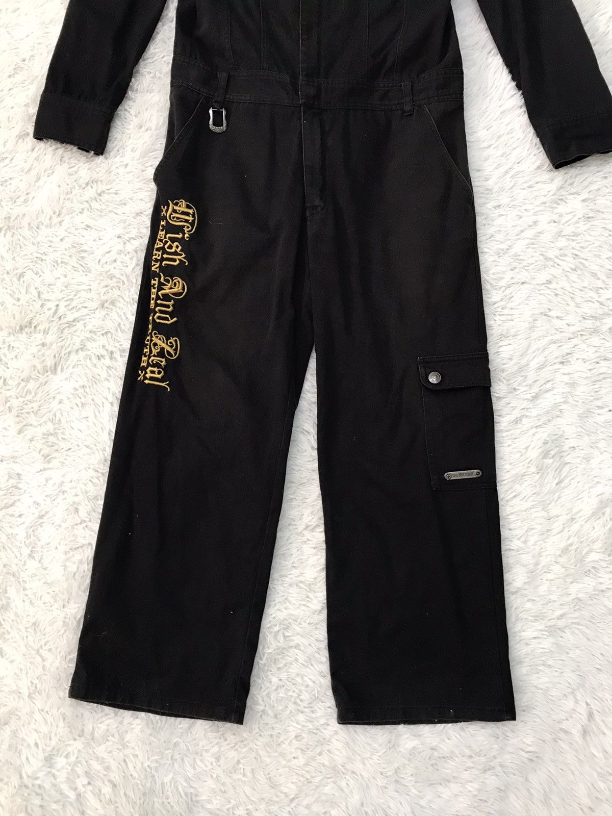 Japanese Brand Steals Skull ☠️ Overall Jumpsuit Long Sleeve Size US M / EU 48-50 / 2 - 3 Thumbnail