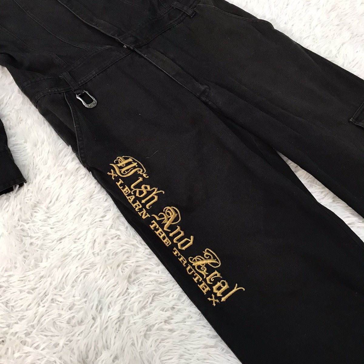 Japanese Brand Steals Skull ☠️ Overall Jumpsuit Long Sleeve Size US M / EU 48-50 / 2 - 8 Thumbnail