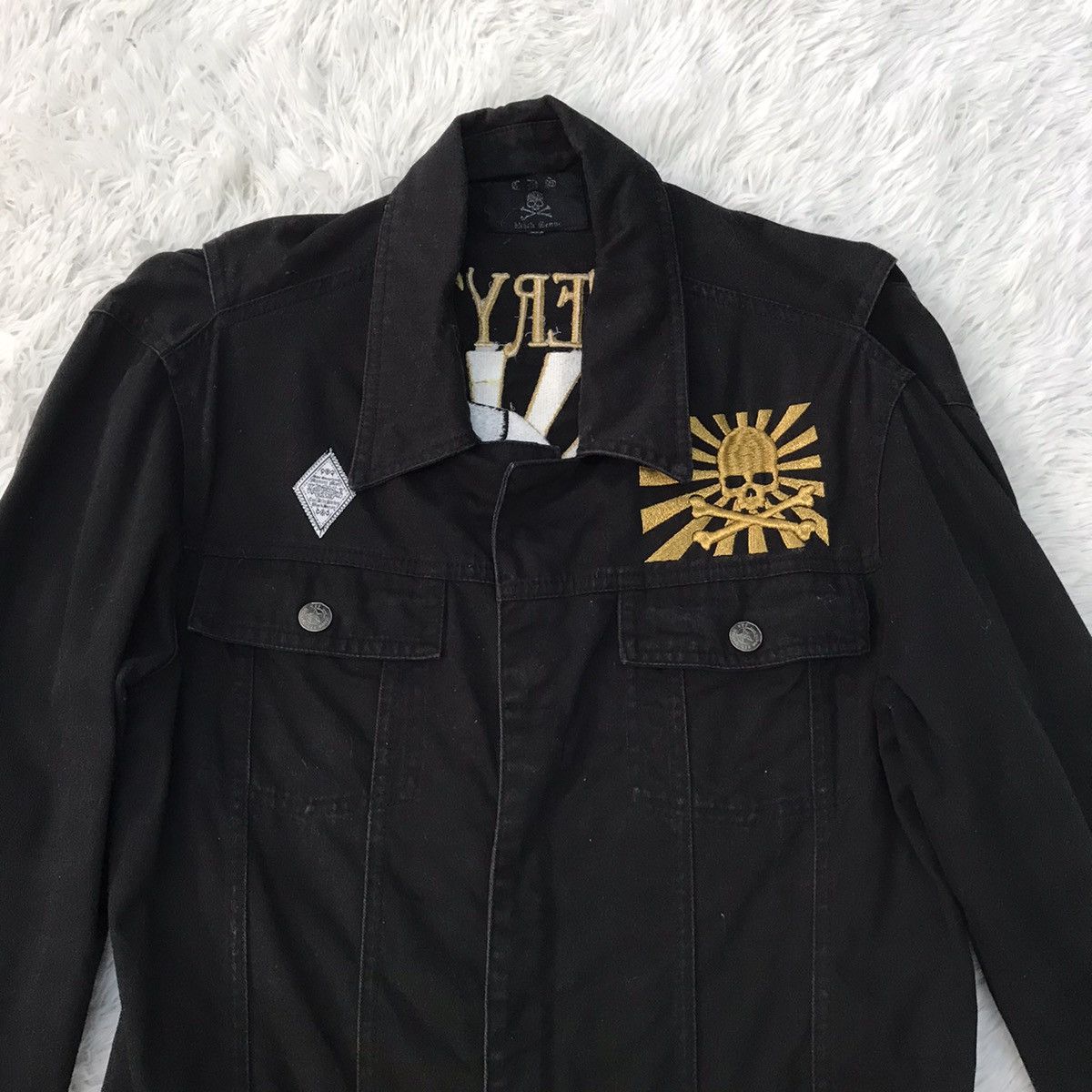 Japanese Brand Steals Skull ☠️ Overall Jumpsuit Long Sleeve Size US M / EU 48-50 / 2 - 6 Thumbnail