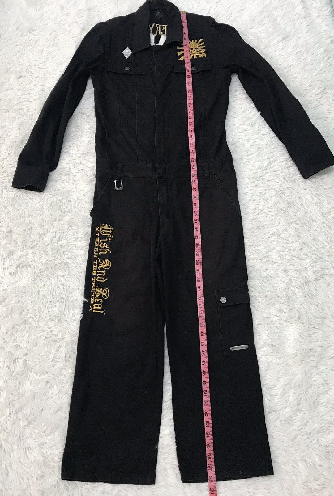 Japanese Brand Steals Skull ☠️ Overall Jumpsuit Long Sleeve Size US M / EU 48-50 / 2 - 21 Thumbnail