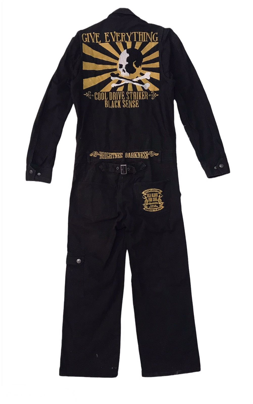 Japanese Brand Steals Skull ☠️ Overall Jumpsuit Long Sleeve Size US M / EU 48-50 / 2 - 1 Thumbnail