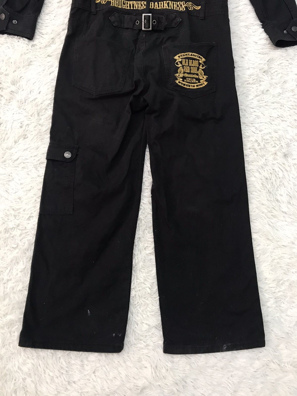 Japanese Brand Steals Skull ☠️ Overall Jumpsuit Long Sleeve Size US M / EU 48-50 / 2 - 11 Thumbnail