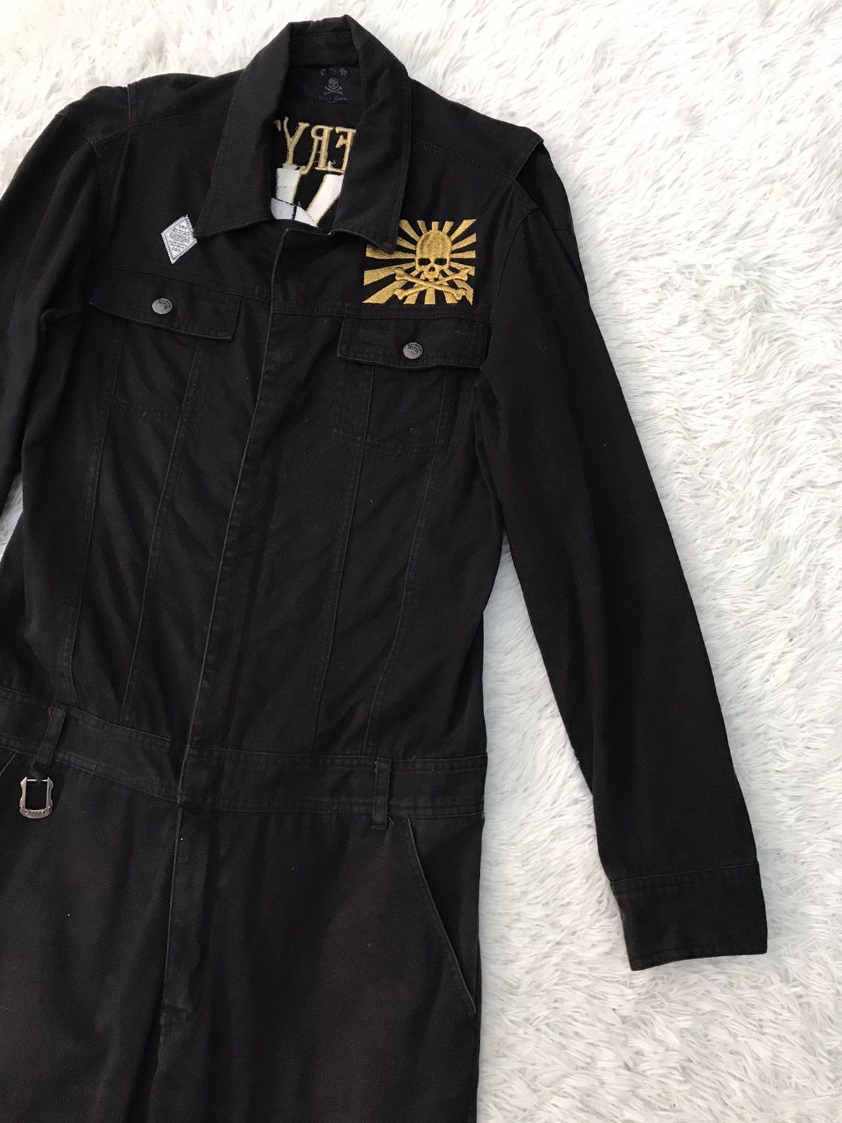 Japanese Brand Steals Skull ☠️ Overall Jumpsuit Long Sleeve Size US M / EU 48-50 / 2 - 4 Thumbnail