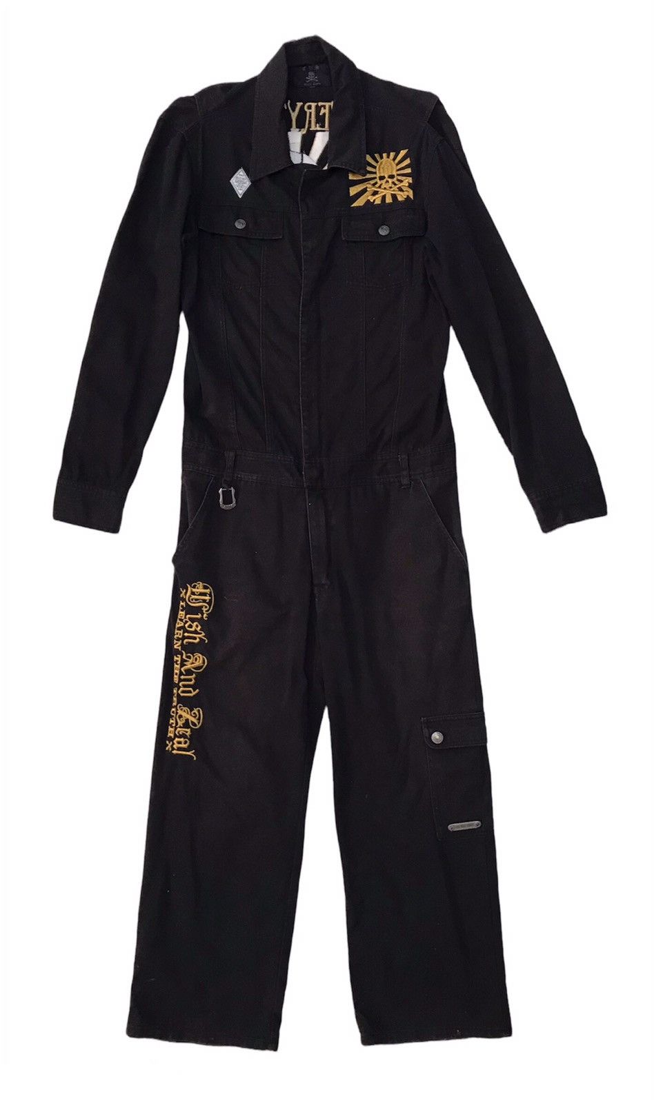 Japanese Brand Steals Skull ☠️ Overall Jumpsuit Long Sleeve Size US M / EU 48-50 / 2 - 2 Thumbnail