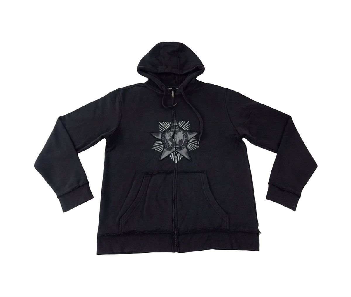 Oakley × Vintage Oakley Big Star Logo Shade Brand Zipper Hoodies Size US M / EU 48-50 / 2 - 1 Thumbnail