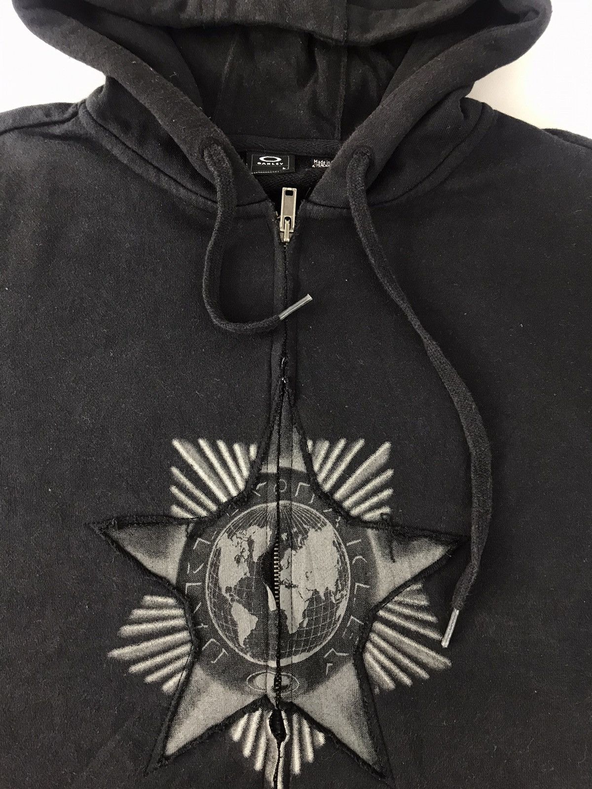 Oakley × Vintage Oakley Big Star Logo Shade Brand Zipper Hoodies Size US M / EU 48-50 / 2 - 4 Thumbnail