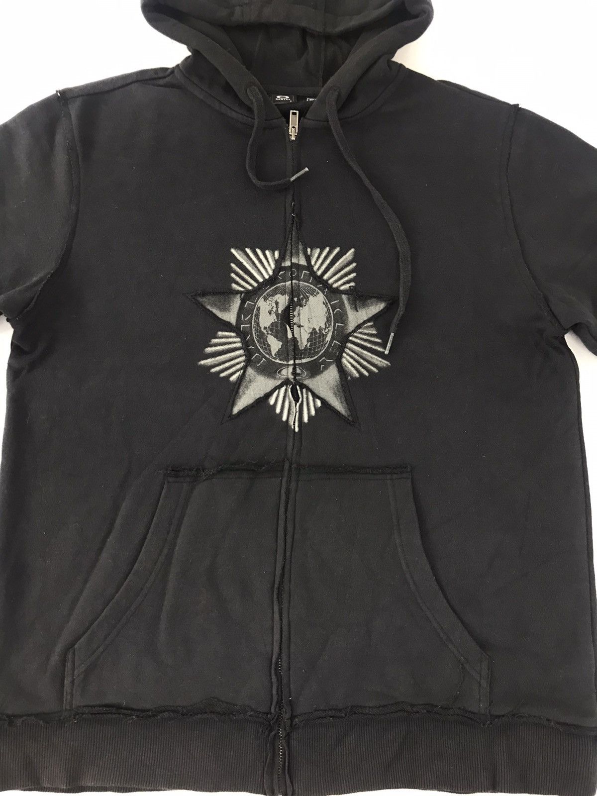 Oakley × Vintage Oakley Big Star Logo Shade Brand Zipper Hoodies Size US M / EU 48-50 / 2 - 3 Thumbnail