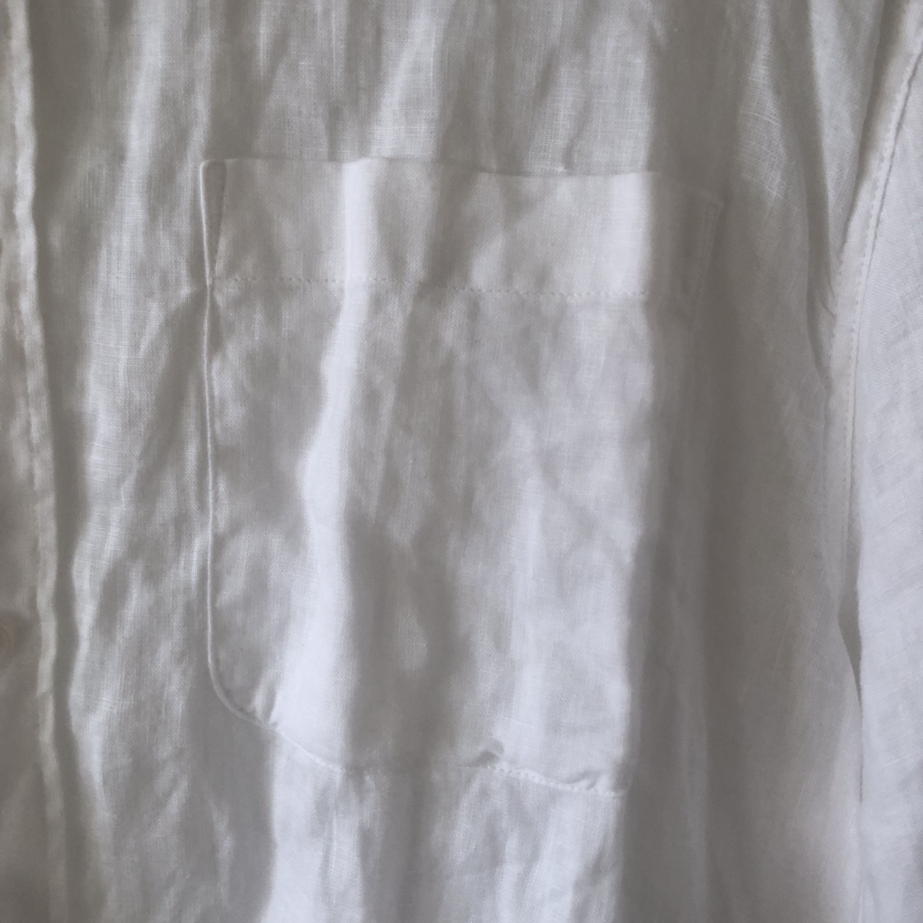 Muji × Vintage Muji Short Sleeve Linen Button Up Shirt Size US M / EU 48-50 / 2 - 2 Thumbnail