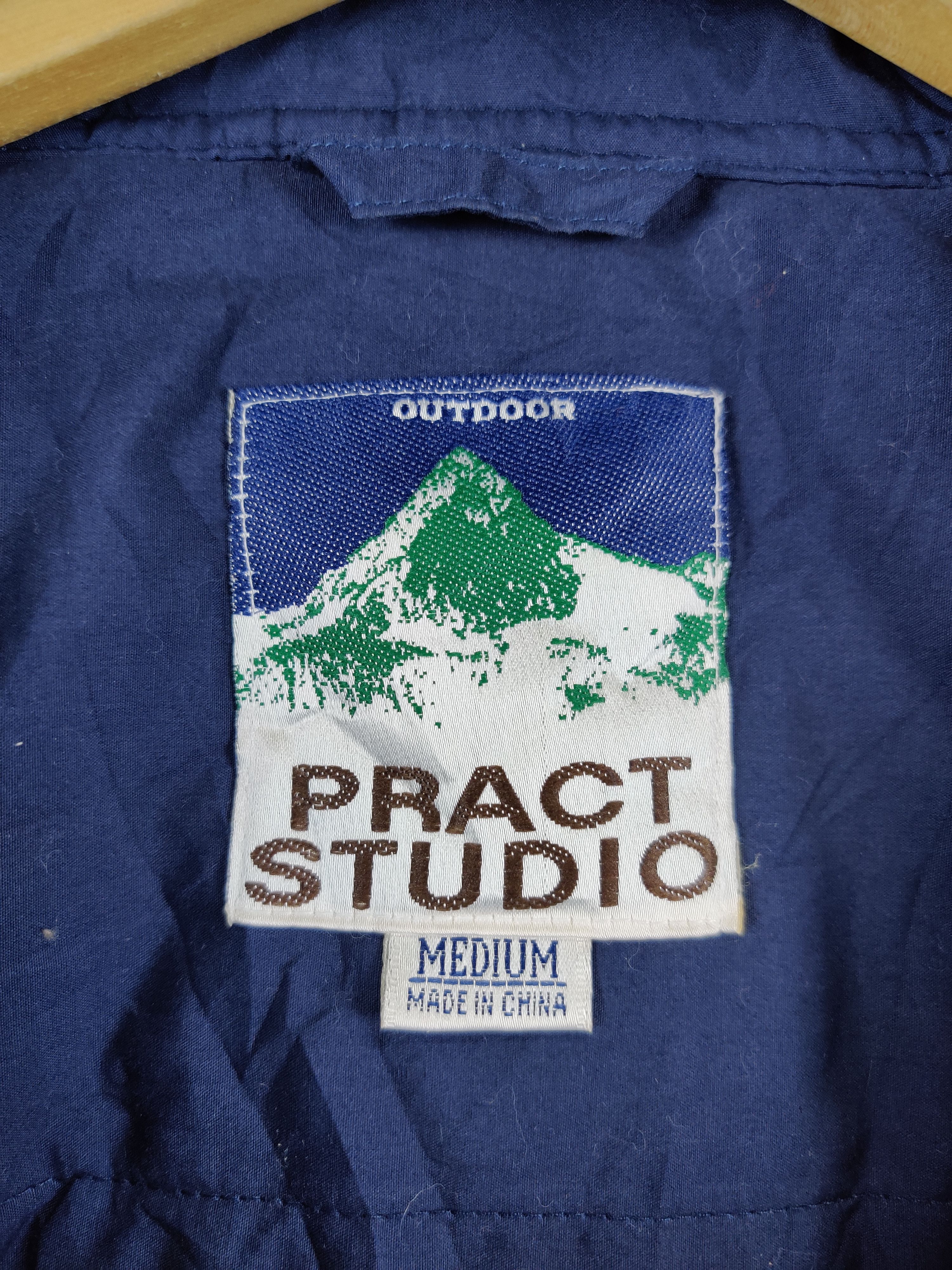 Japanese Brand × Vintage Japanese Brand Pract Studio Hoodie Jacket Size US M / EU 48-50 / 2 - 9 Thumbnail