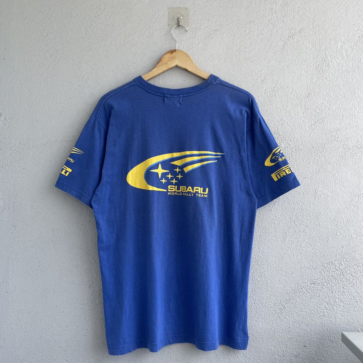 Japanese Brand Vintage Subaru Racing World Rally Team Tee Shirt Size US L / EU 52-54 / 3 - 2 Thumbnail