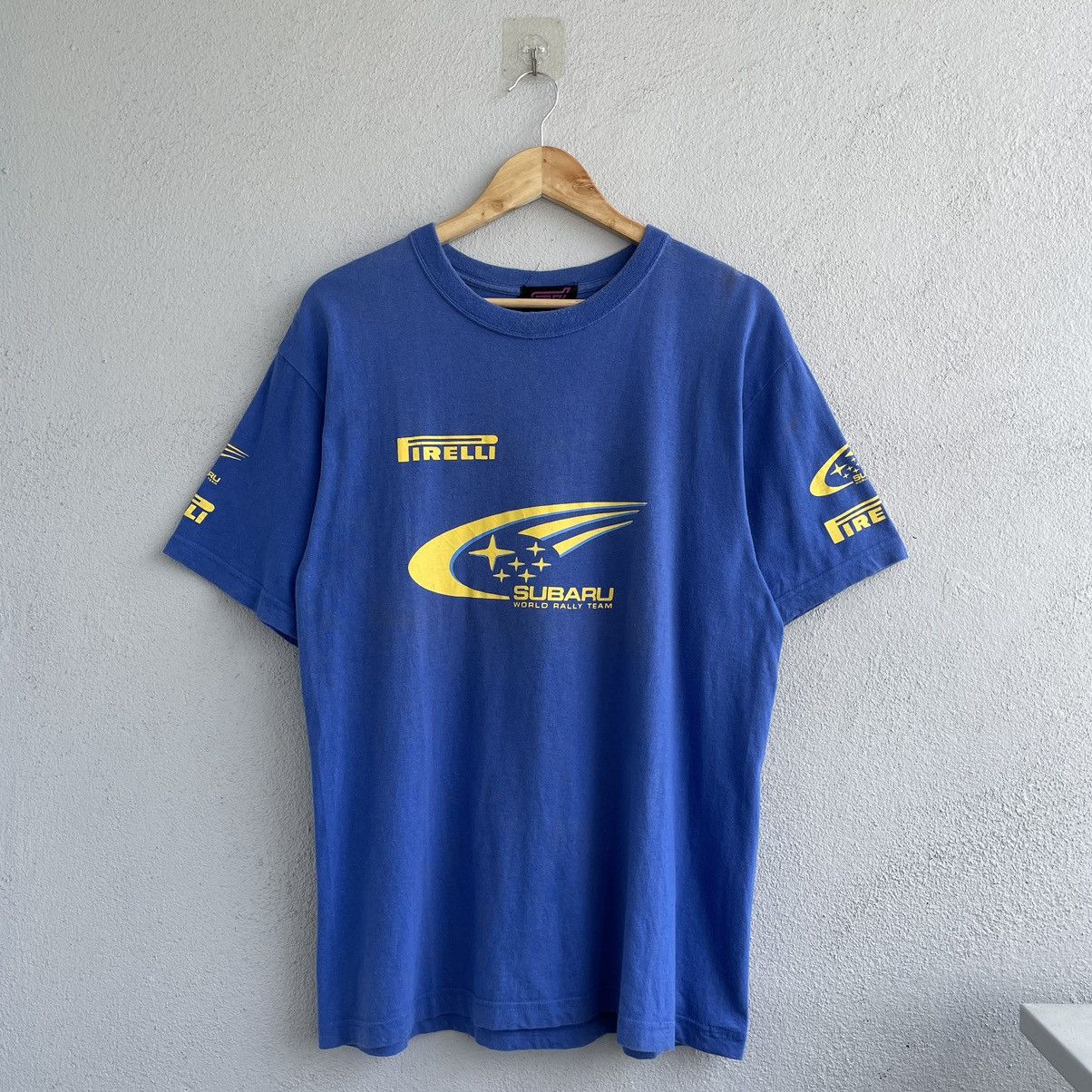 Japanese Brand Vintage Subaru Racing World Rally Team Tee Shirt Size US L / EU 52-54 / 3 - 1 Thumbnail