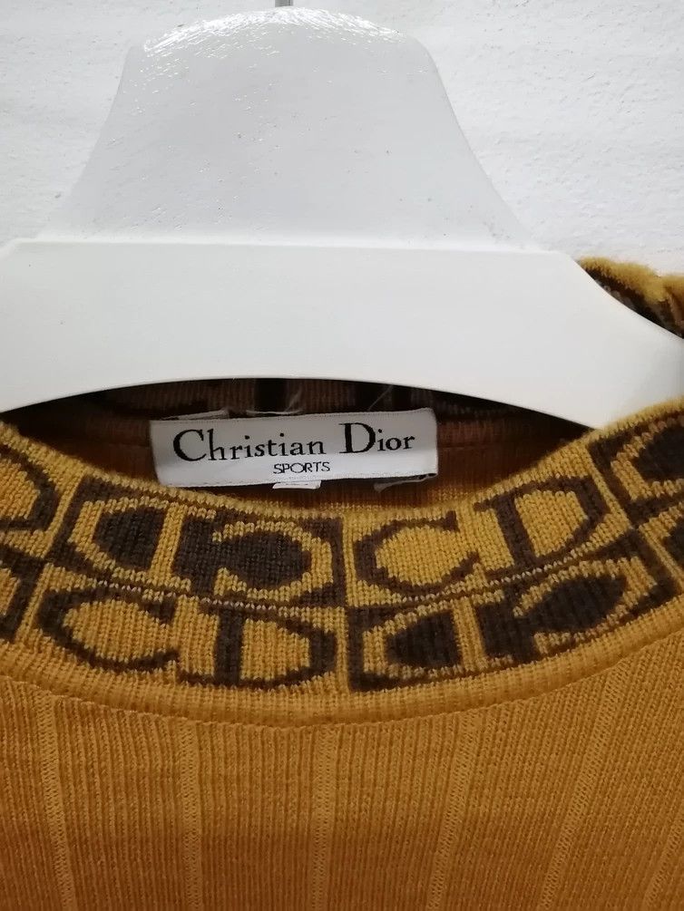 Christian Dior Monsieur Vintage CHRISTIAN DIOR Cropped Sweatshirt Size M / US 6-8 / IT 42-44 - 3 Thumbnail