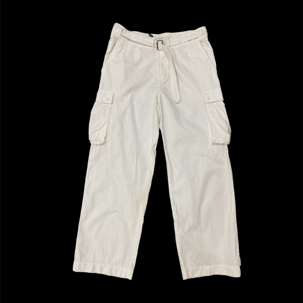 Image of Lauren Ralph Lauren x Polo Ralph Lauren Need Gone Polo Ralph Laurent Cargo Pants in White/Cream (Si