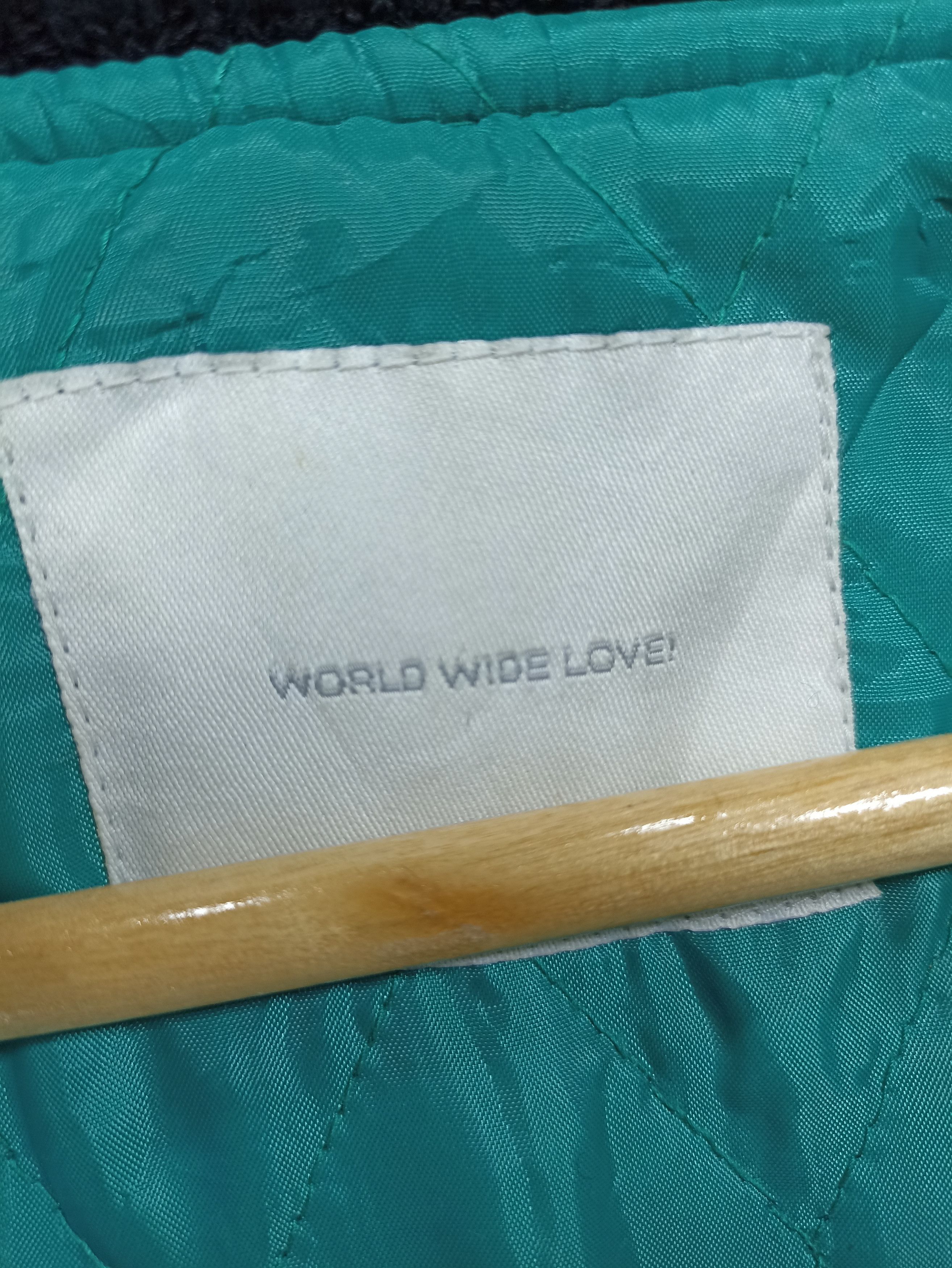 Japanese Brand × Vintage Vintage World Wide Love Wool Jackets Size US S / EU 44-46 / 1 - 6 Thumbnail