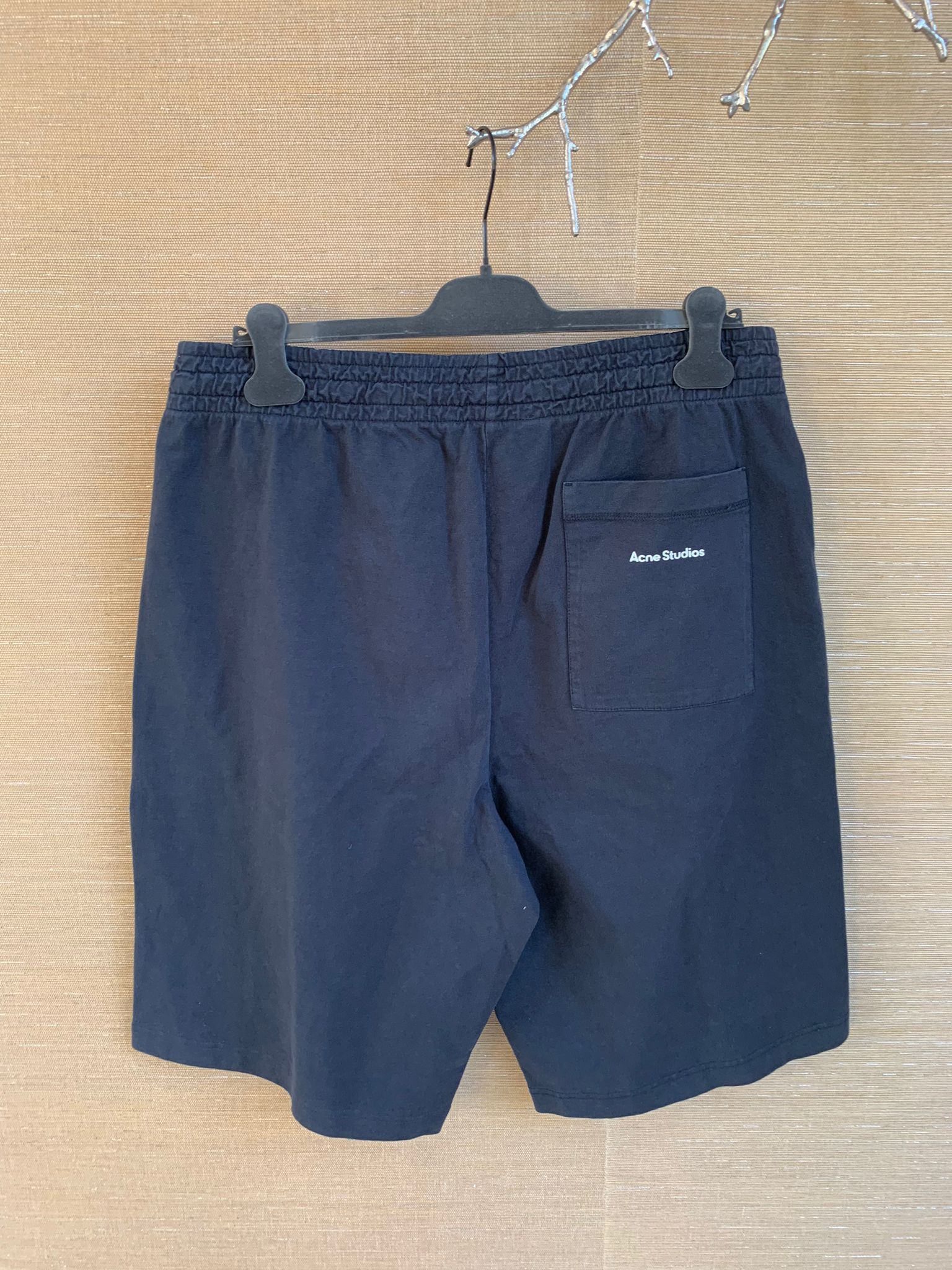 Acne Studios Logo Sweat Shorts in Black Size US 36 / EU 52 - 1 Thumbnail