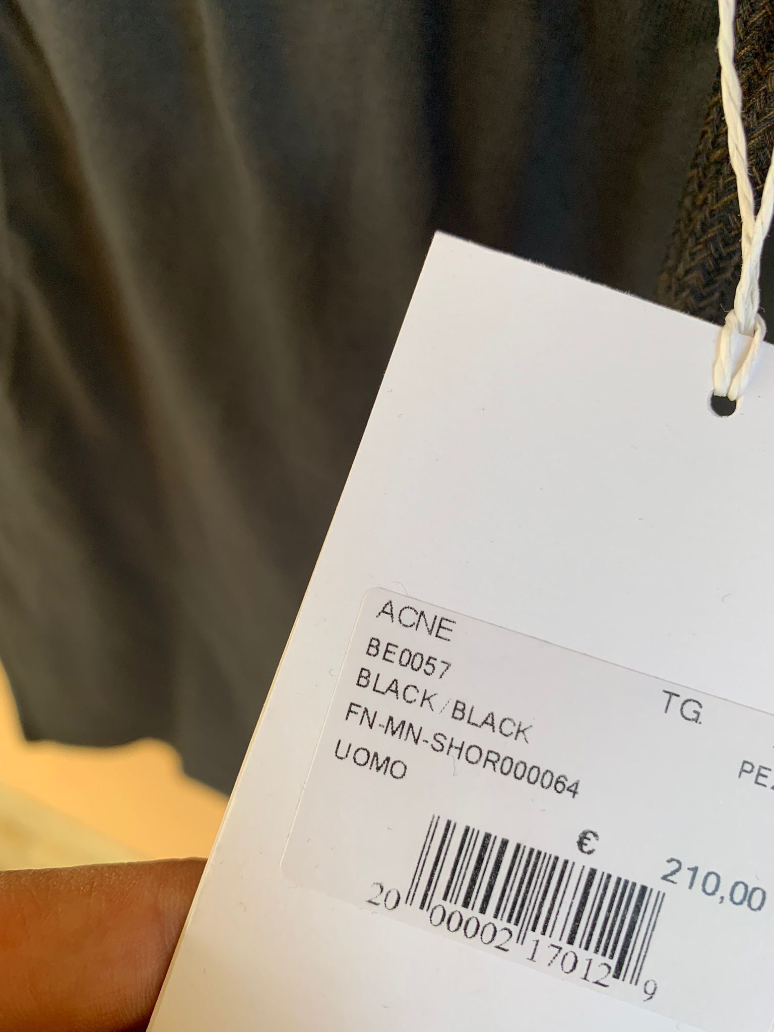 Acne Studios Logo Sweat Shorts in Black Size US 36 / EU 52 - 11 Thumbnail
