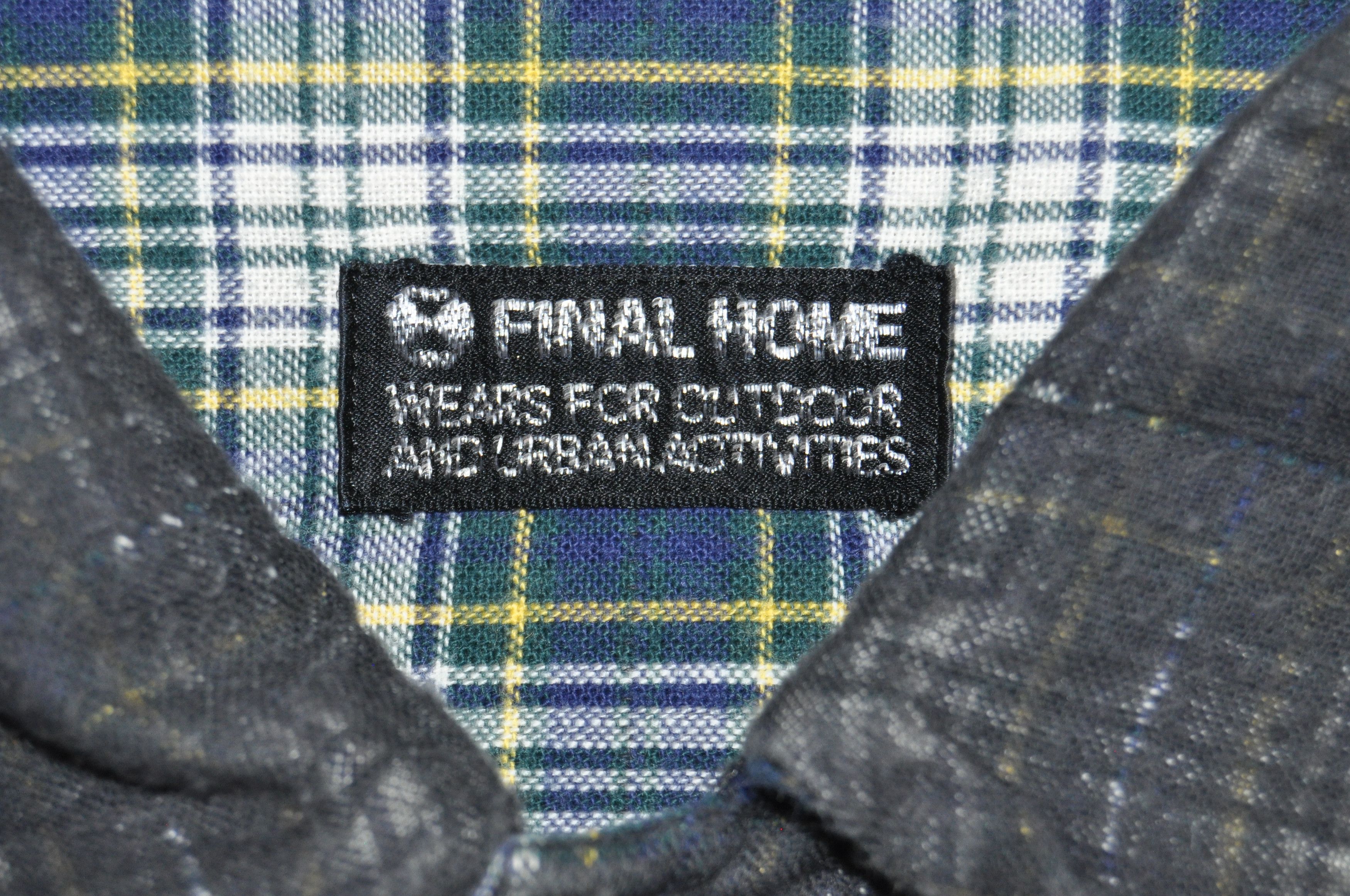 Final Home Final Home - Layered Plaid Shirt Size US M / EU 48-50 / 2 - 6 Thumbnail