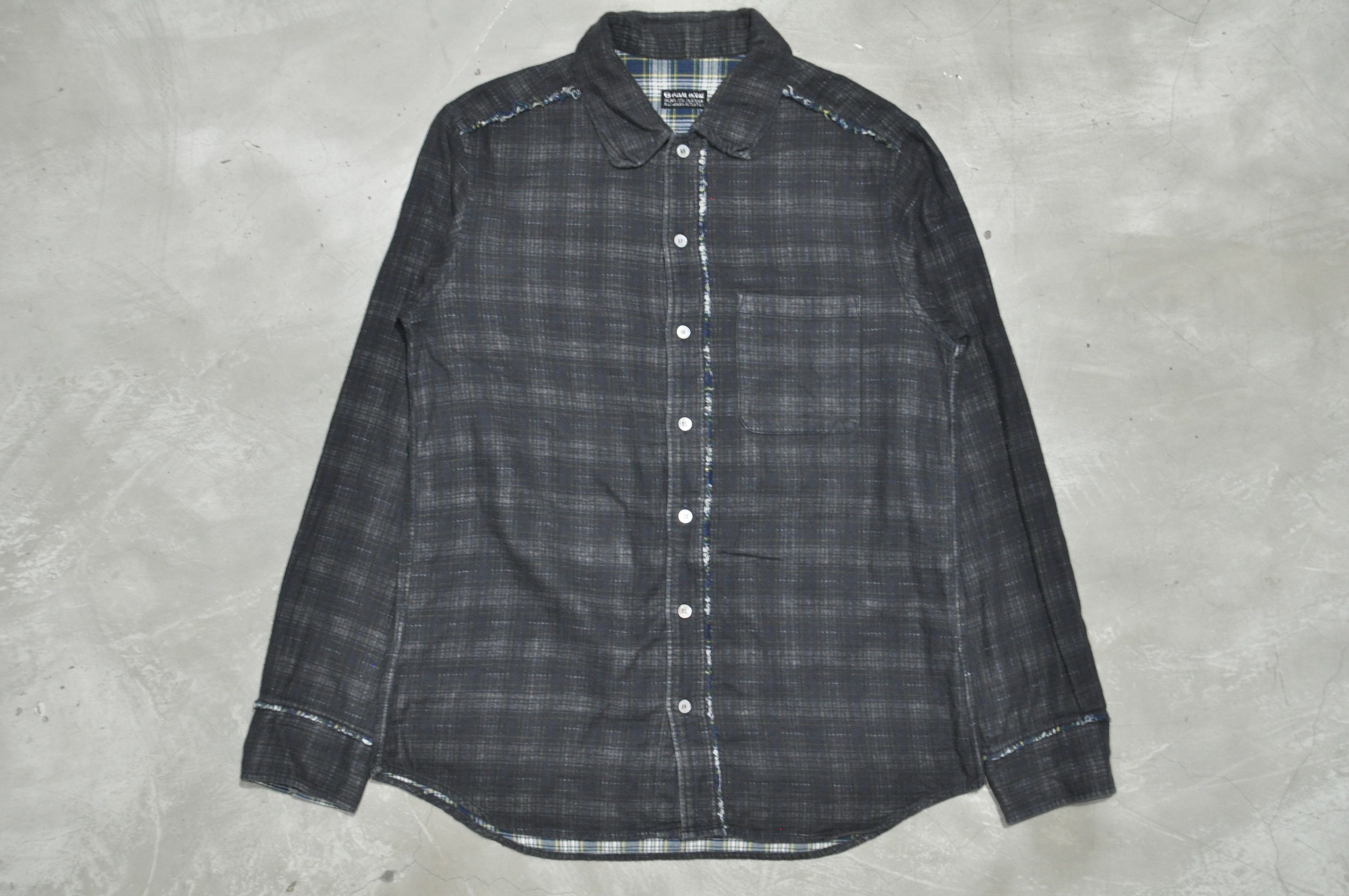 Final Home Final Home - Layered Plaid Shirt Size US M / EU 48-50 / 2 - 1 Thumbnail