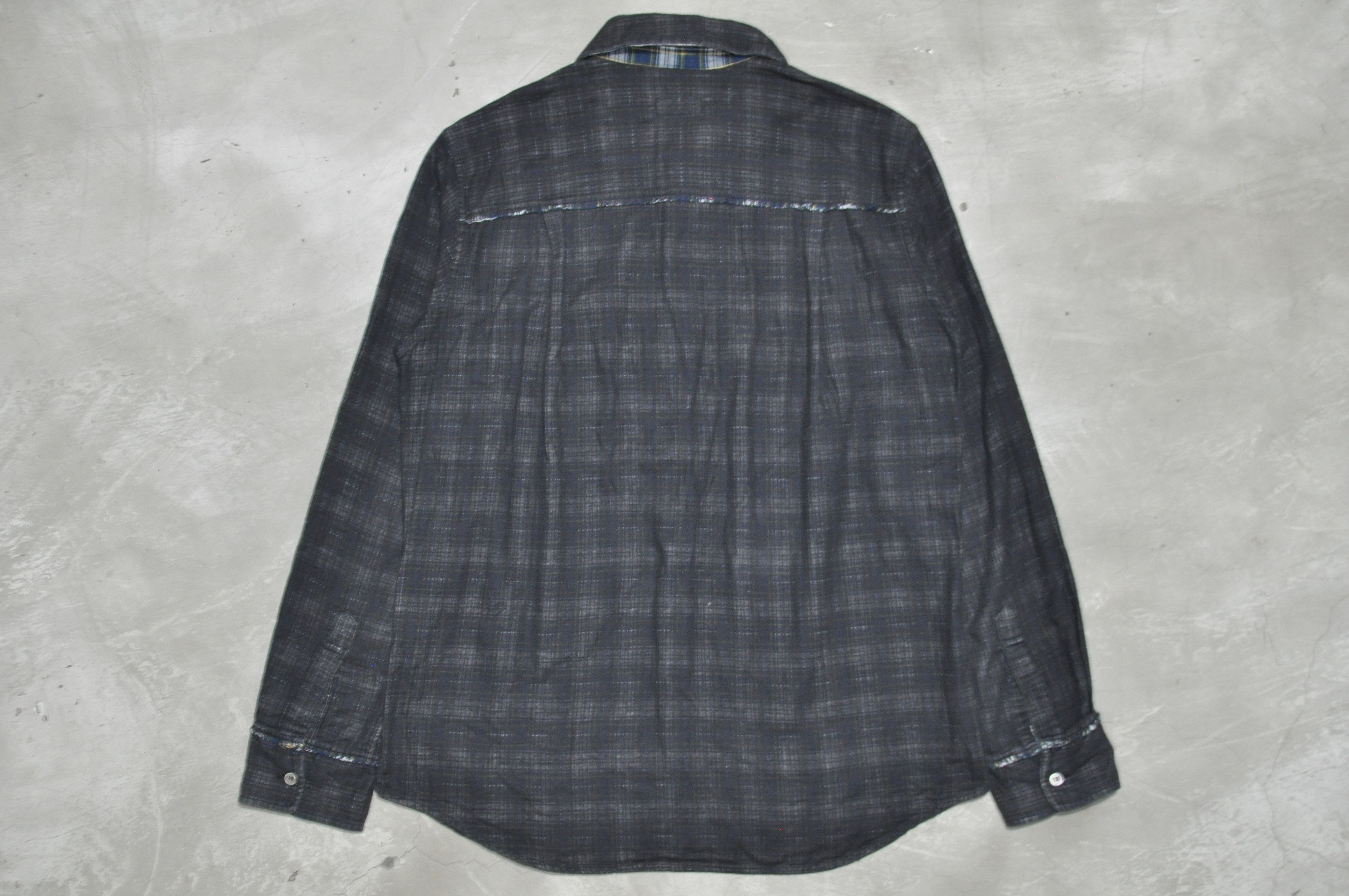 Final Home Final Home - Layered Plaid Shirt Size US M / EU 48-50 / 2 - 2 Thumbnail