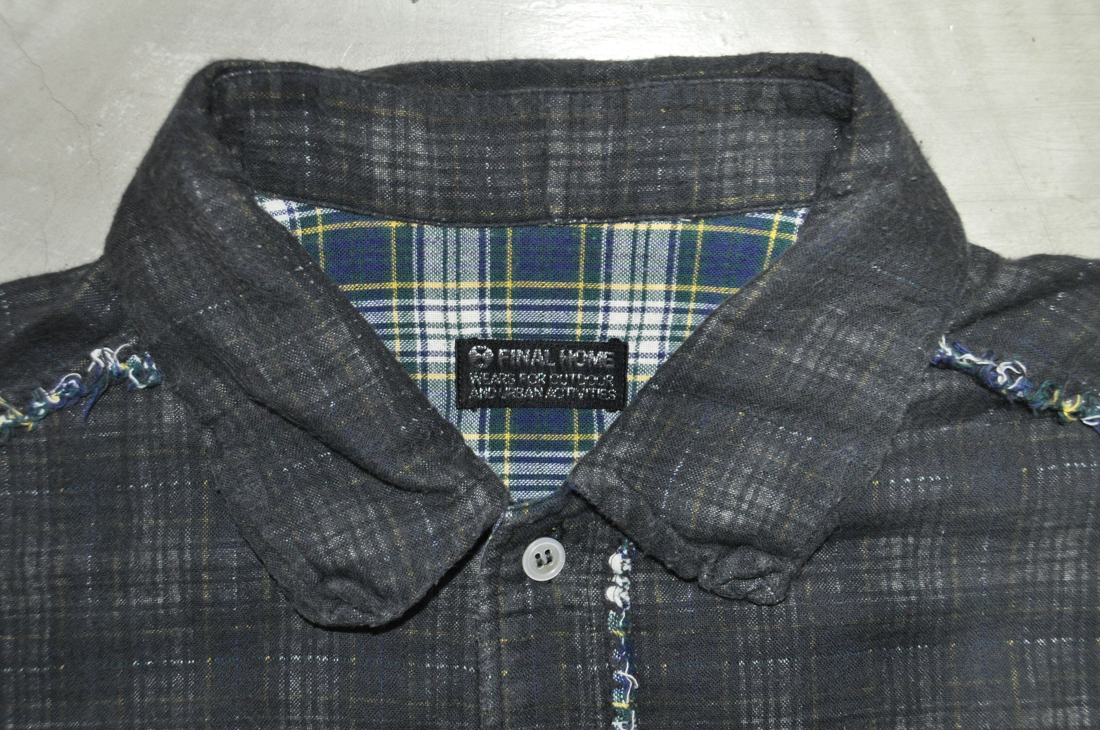 Final Home Final Home - Layered Plaid Shirt Size US M / EU 48-50 / 2 - 3 Thumbnail