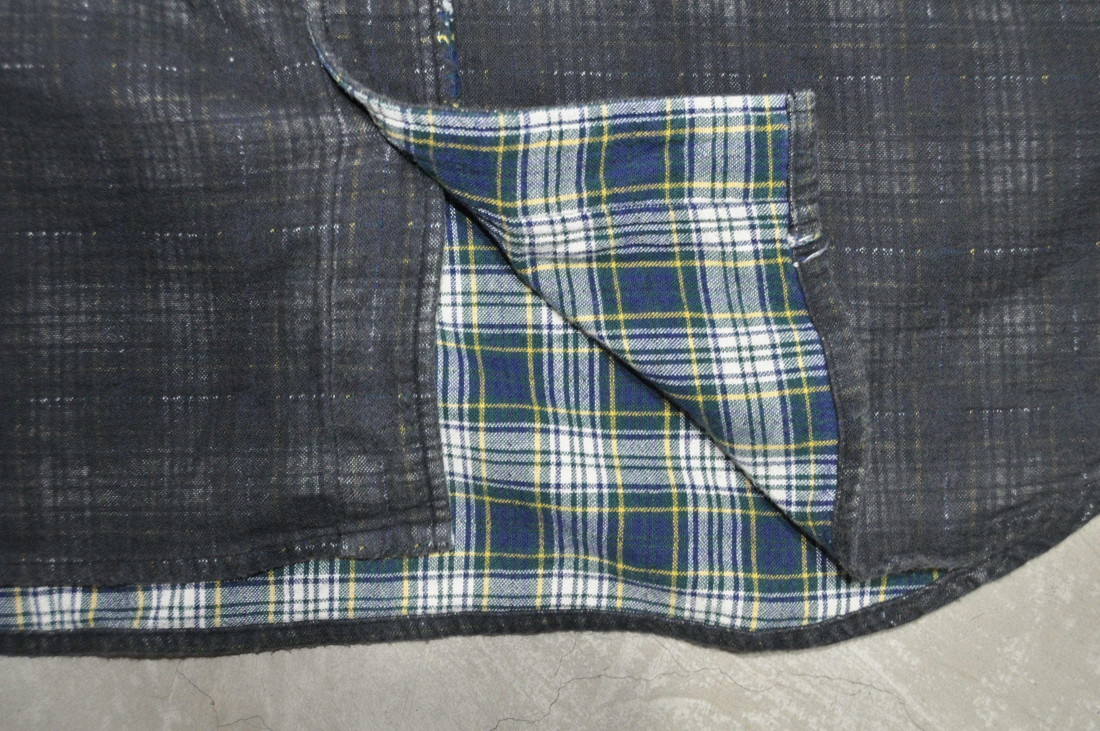 Final Home Final Home - Layered Plaid Shirt Size US M / EU 48-50 / 2 - 5 Thumbnail
