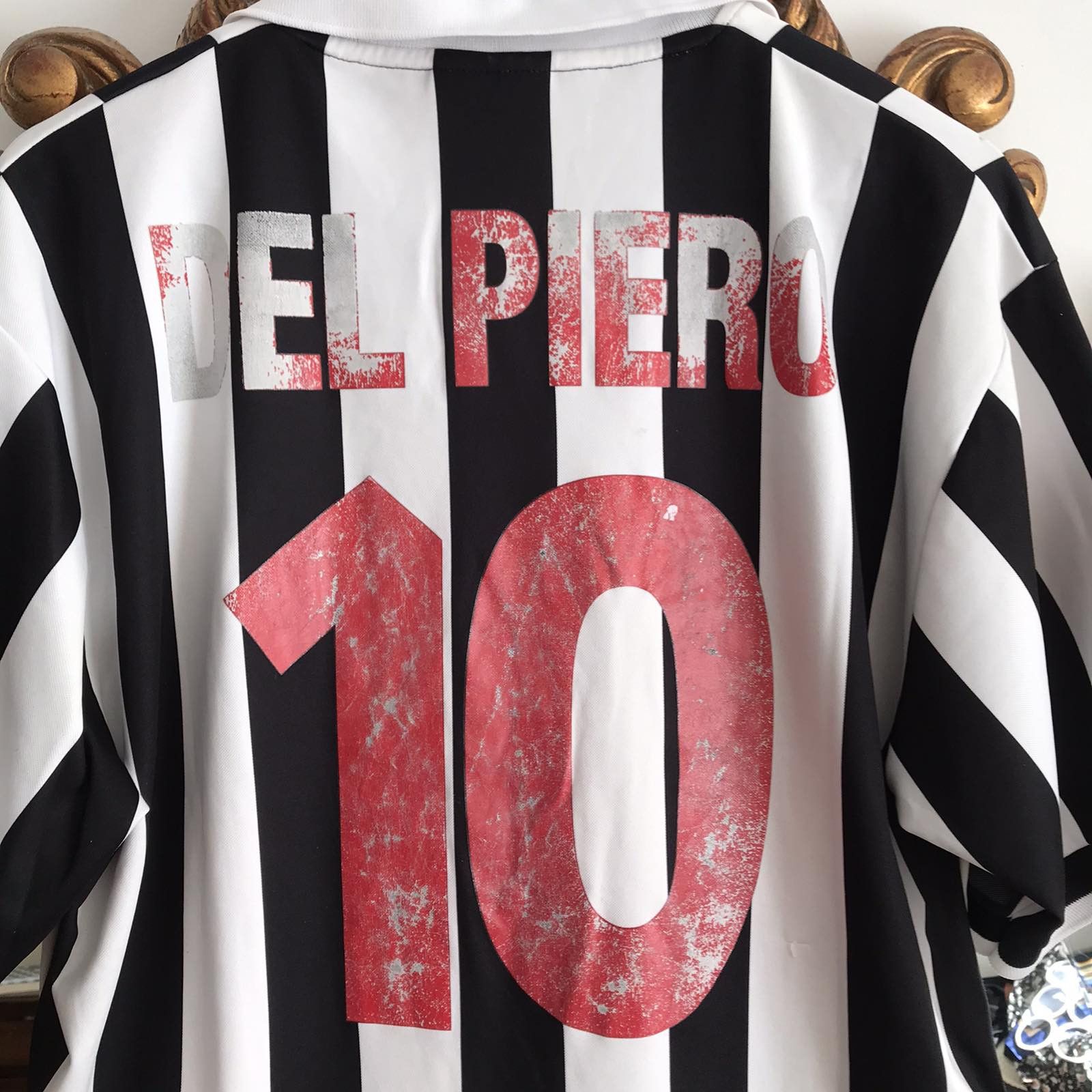 Kappa KAPPA JUVENTUS 1998 1999 AWAY #10 DEL PIERO FOOTBALL SHIRT Size US XL / EU 56 / 4 - 5 Thumbnail