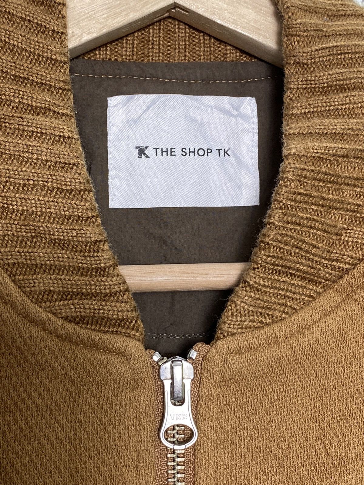 Japanese Brand The Shop TK Knit Sleeve Zipped Jacket Size US M / EU 48-50 / 2 - 3 Thumbnail