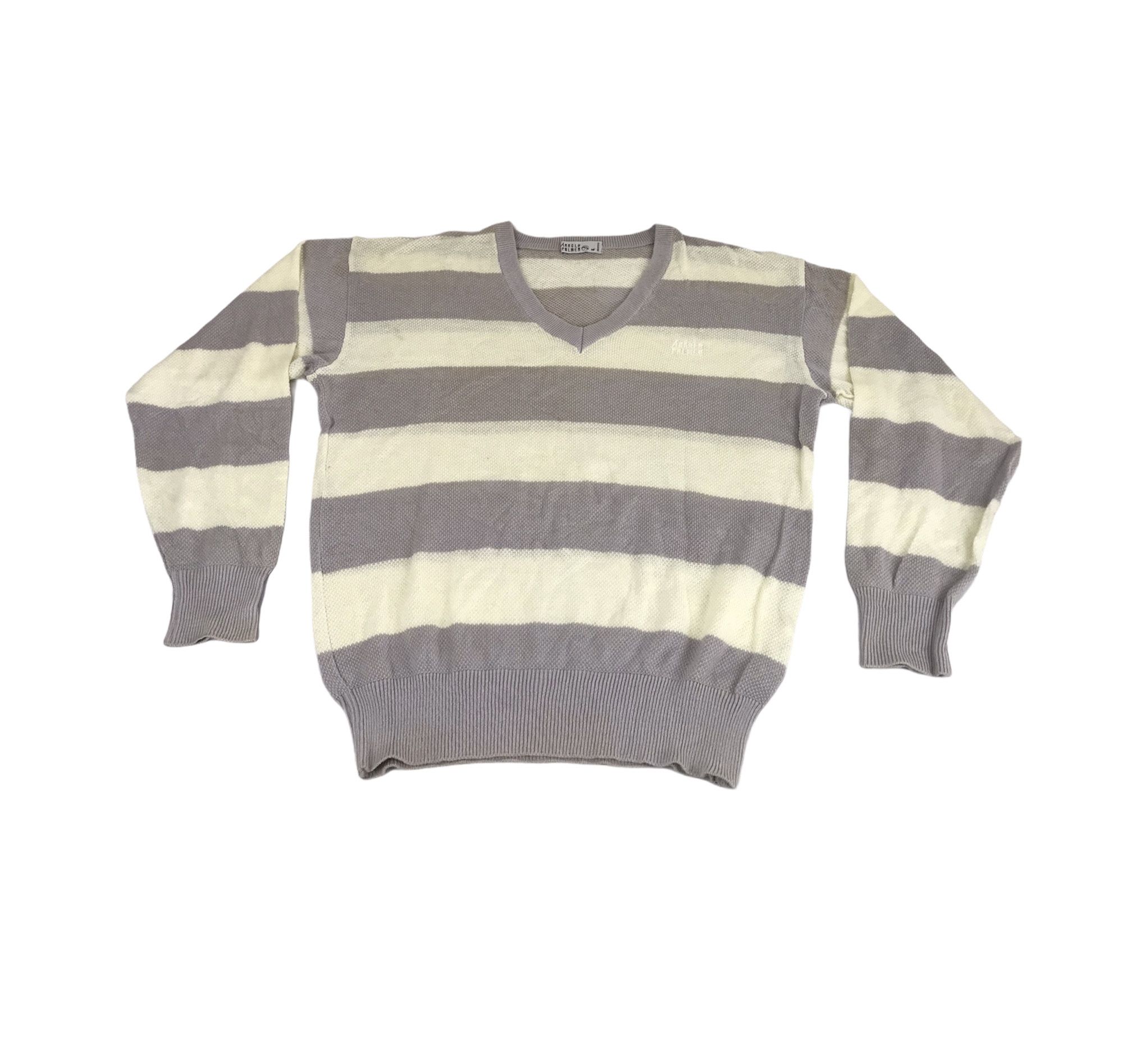 Designer Vintage Arnold Palmer Striped Sweatshirt Jumper Streetwear Size M / US 6-8 / IT 42-44 - 1 Thumbnail